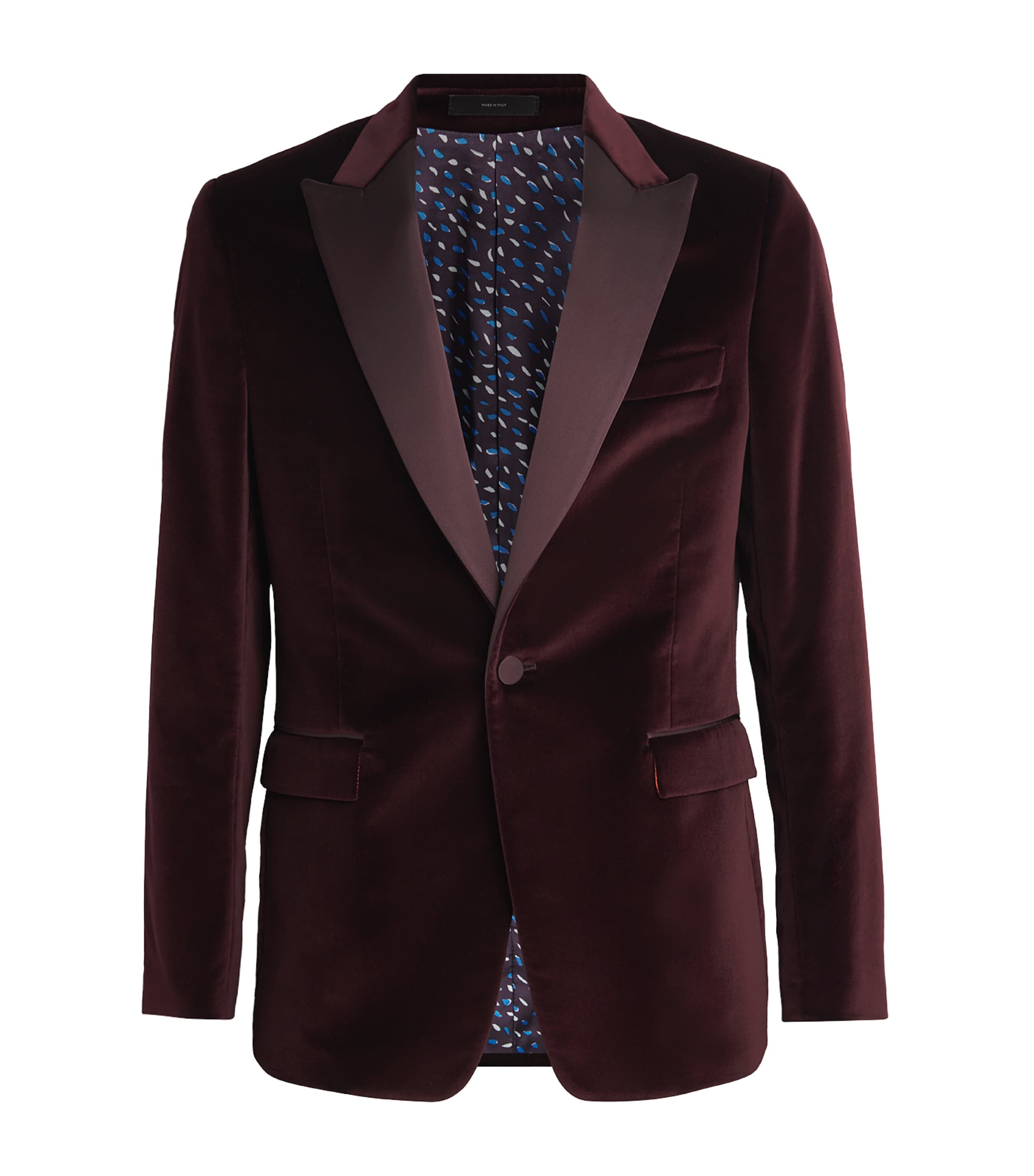 Paul Smith Wool-silk Blazer In Red
