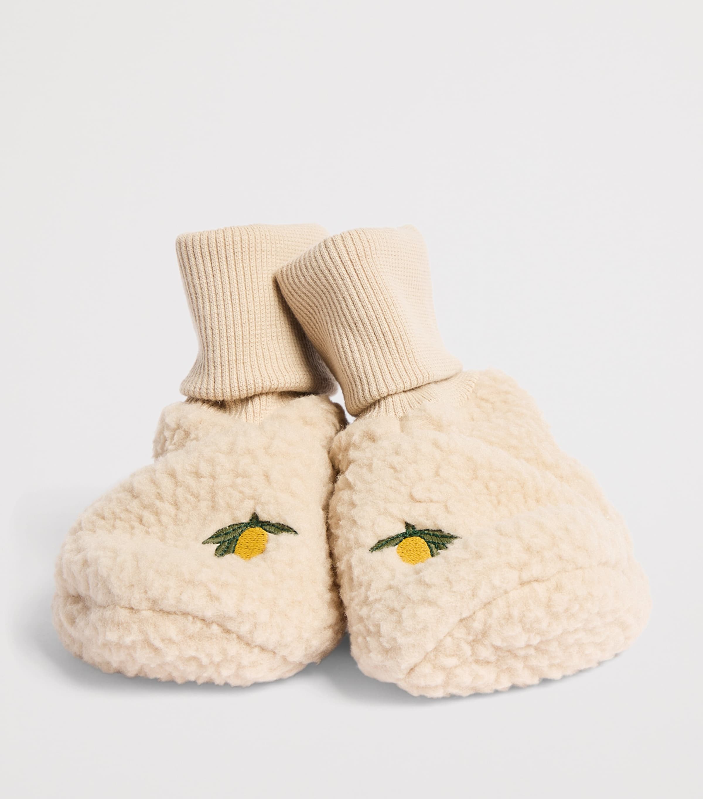 KONGES SLOJD Fleece Safa Booties (6-18 Months) Oxford Tan Image 4