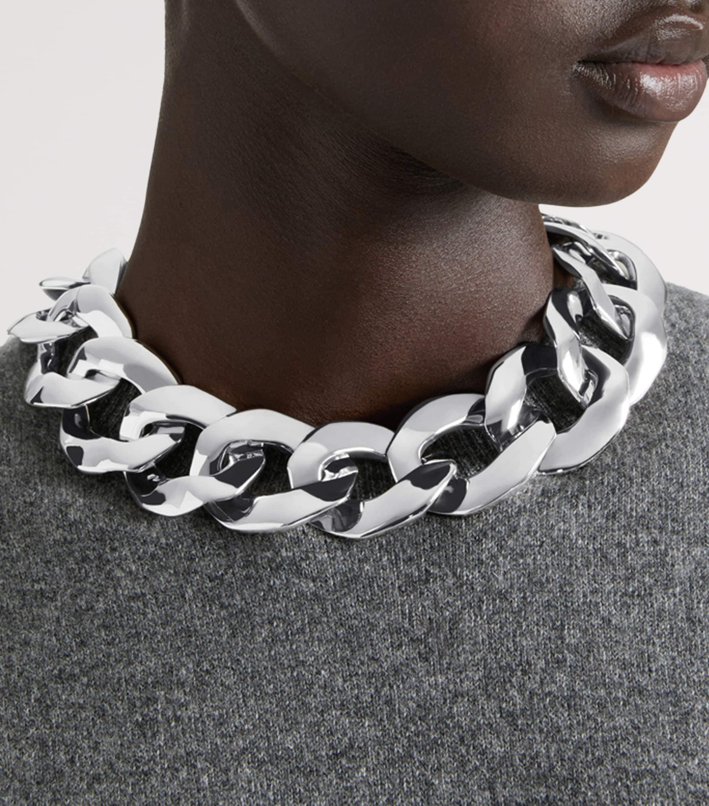 Chain Necklace SILVERY Image 2