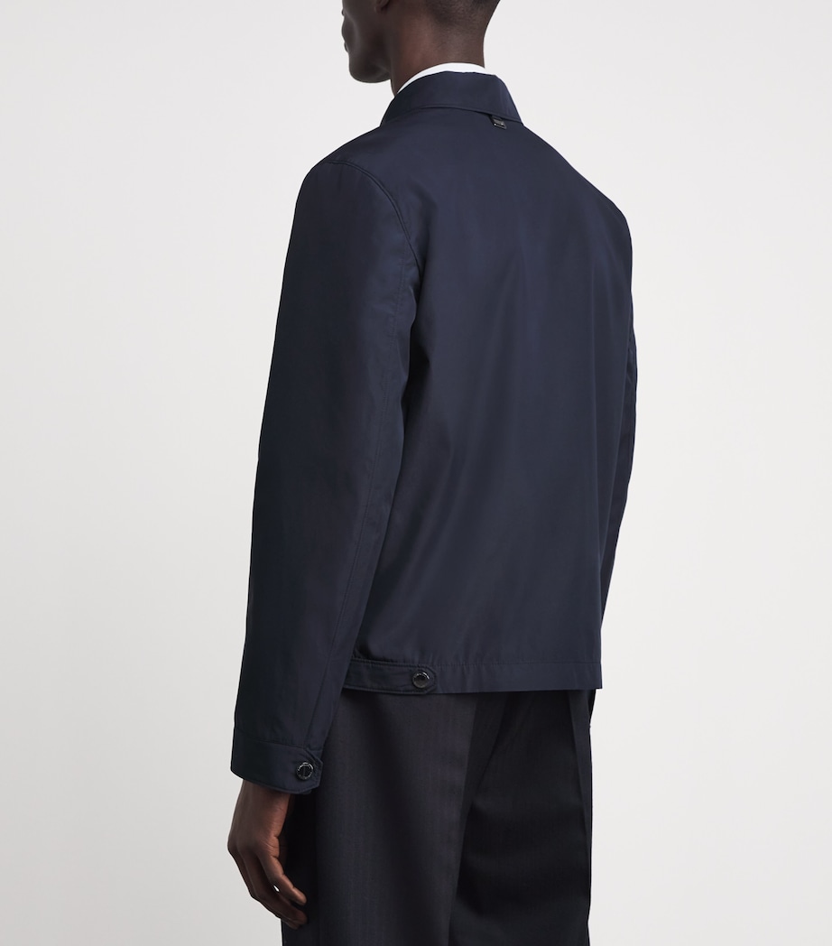 Zip-Up Jacket 001 NAVY BLUE Image 5