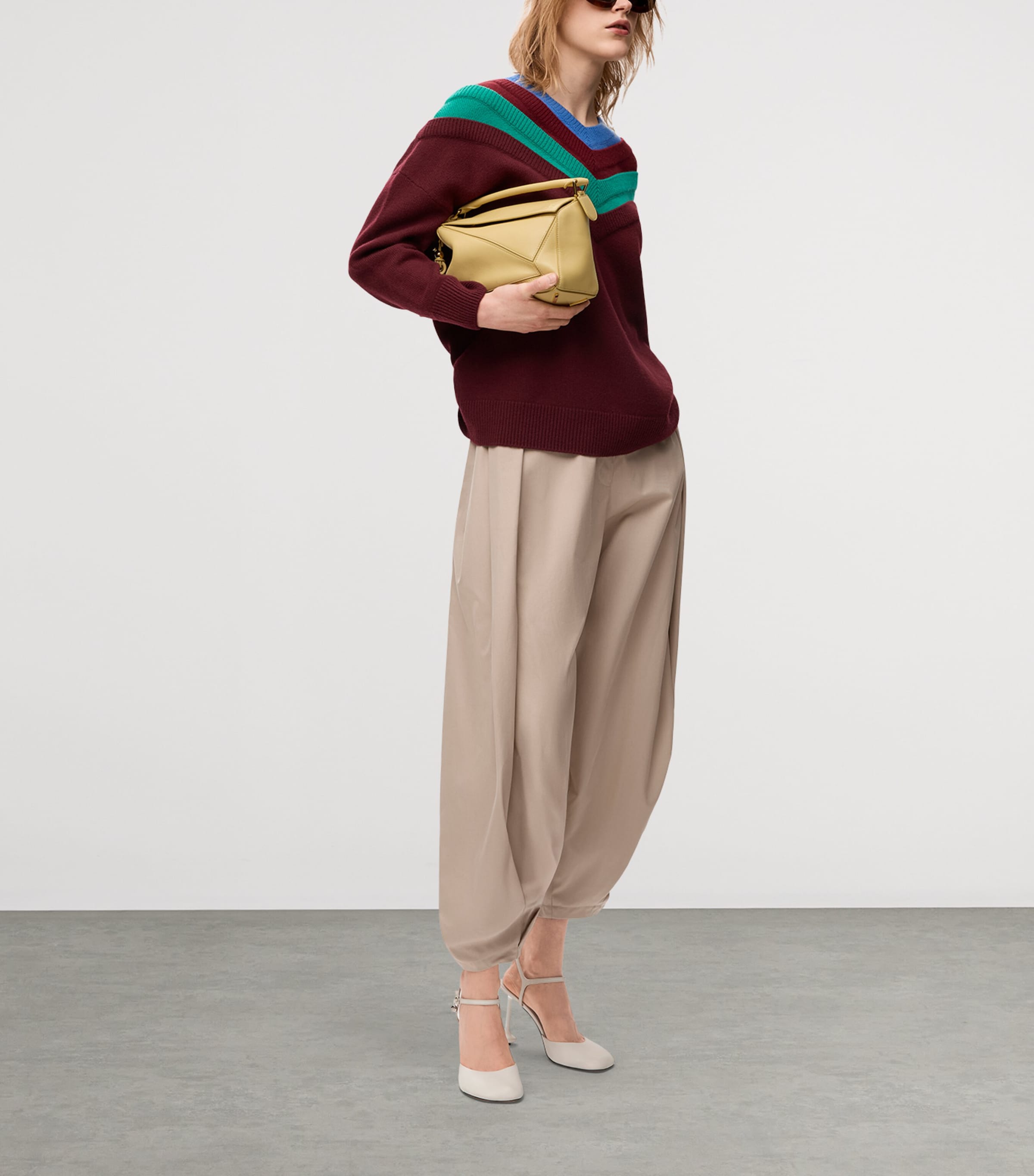LOEWE Cotton-Silk Draped Barrel-Leg Trousers | Women Clothing | Trousers | Tailored Trousers | Workwear | Women New In | Designers | Loewe LOEWE Cotton-Silk Draped Barrel-Leg Trousers | Women Clothing | Trousers | Tailored Trousers | Workwear | Women New In | Designers | Loewe