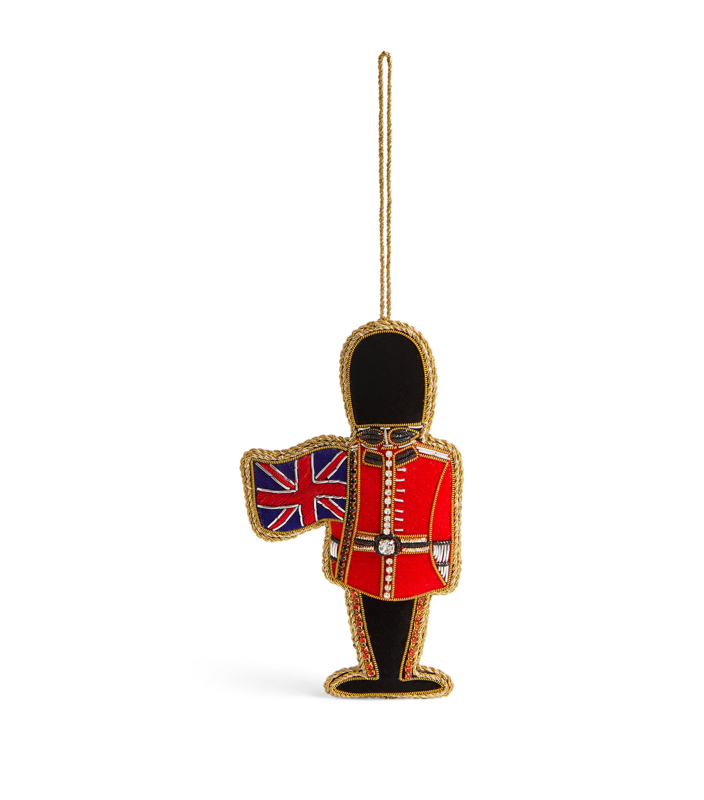 Guardsman With Flag Tree Decoration RED/BLACK/NAVY Image 1