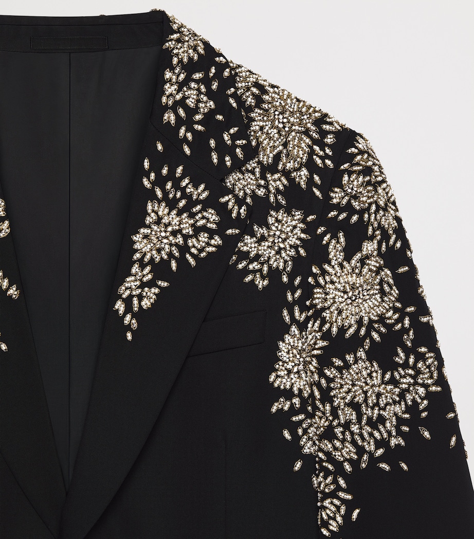 Givenchy Mens Wool Embellished Blazer Image 6