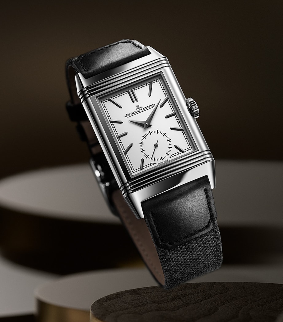Stainless Steel Reverso Tribute Small Seconds Watch 27.4mm STAINLESS STEEL Image 5
