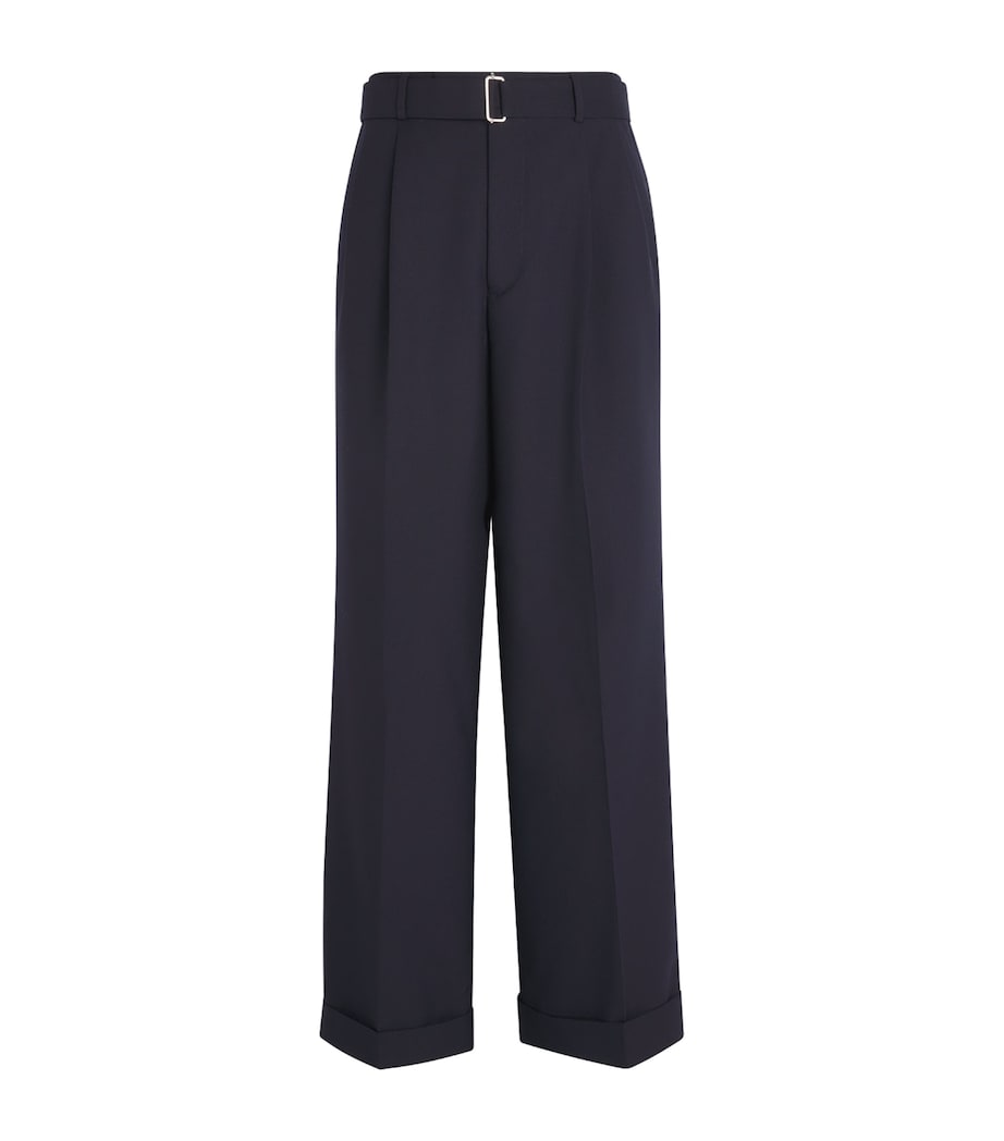 Wool Evans Trousers DARK NAVY Image 1