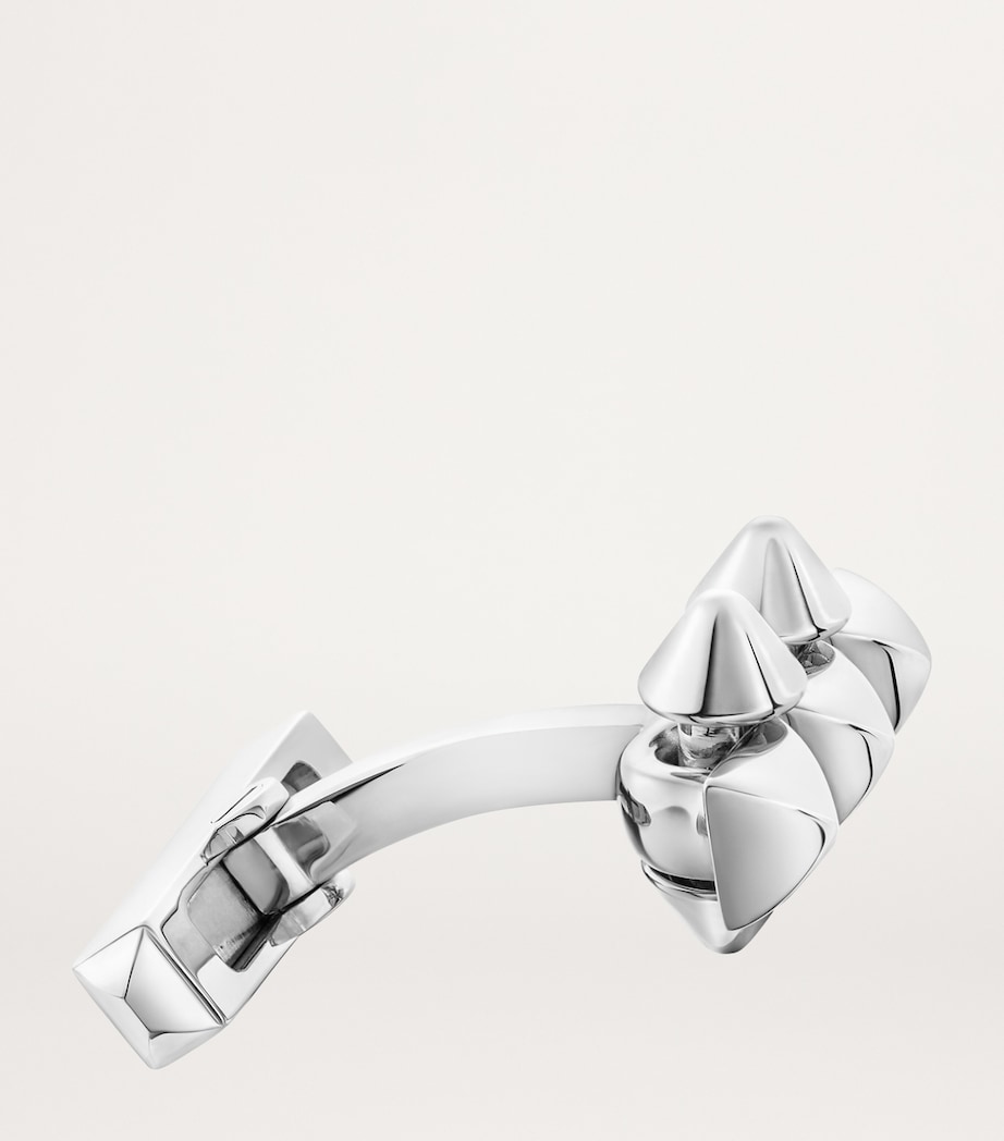 White Gold Clash de Cartier Cufflinks WHITE GOLD Image 5