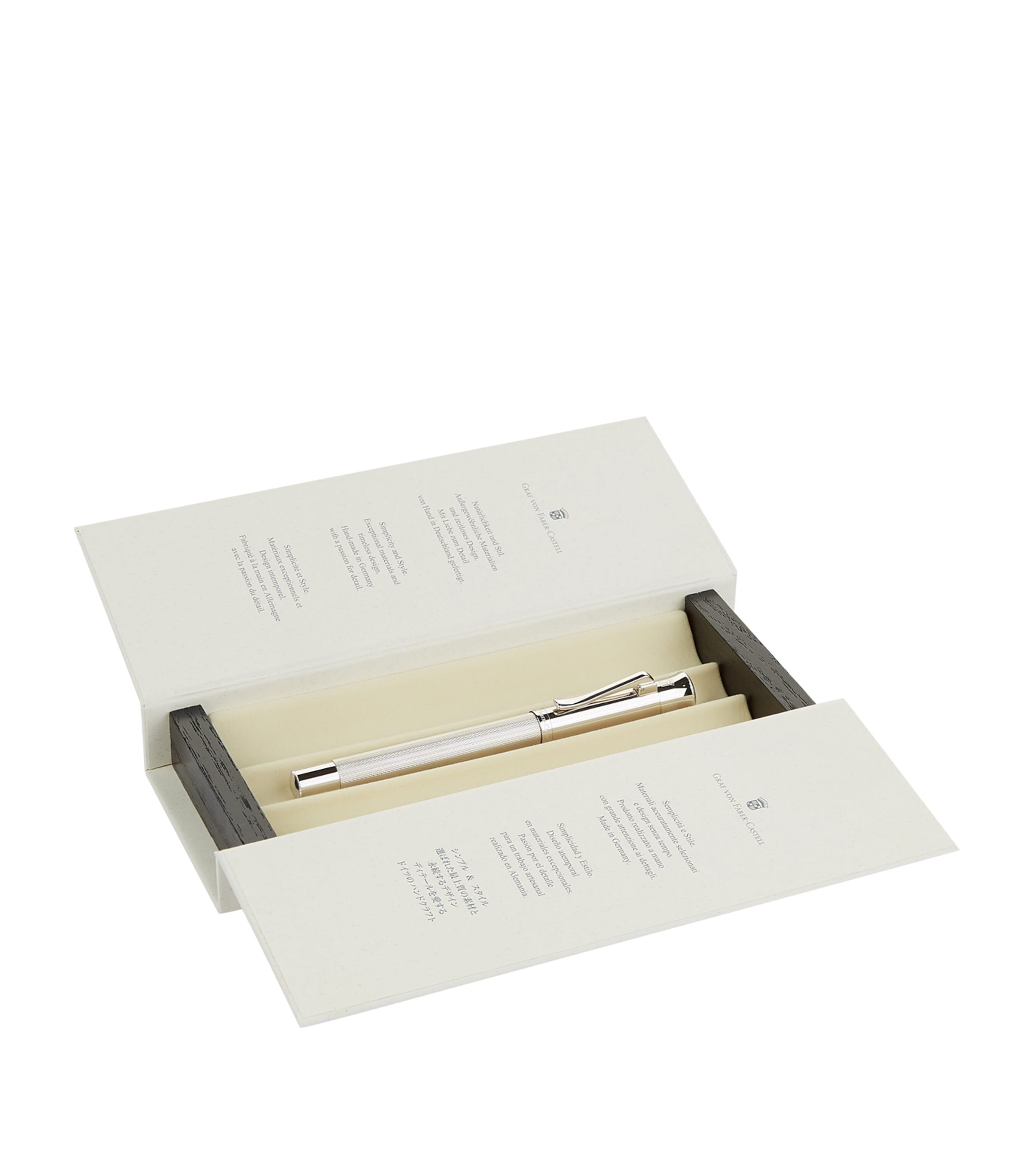 Graf von Faber-Castell Guilloche Rollerball Pen Silver Image 2