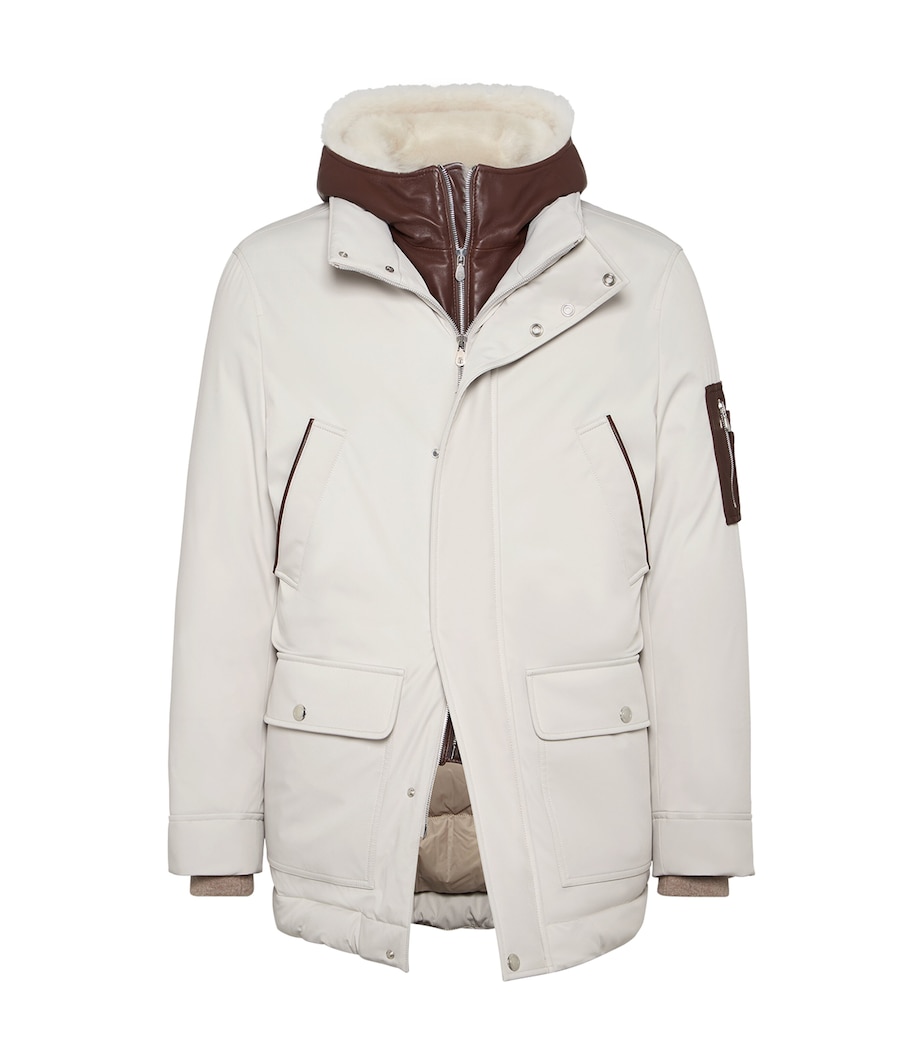 Down-Filled Parka Jacket CRM33 Image 1