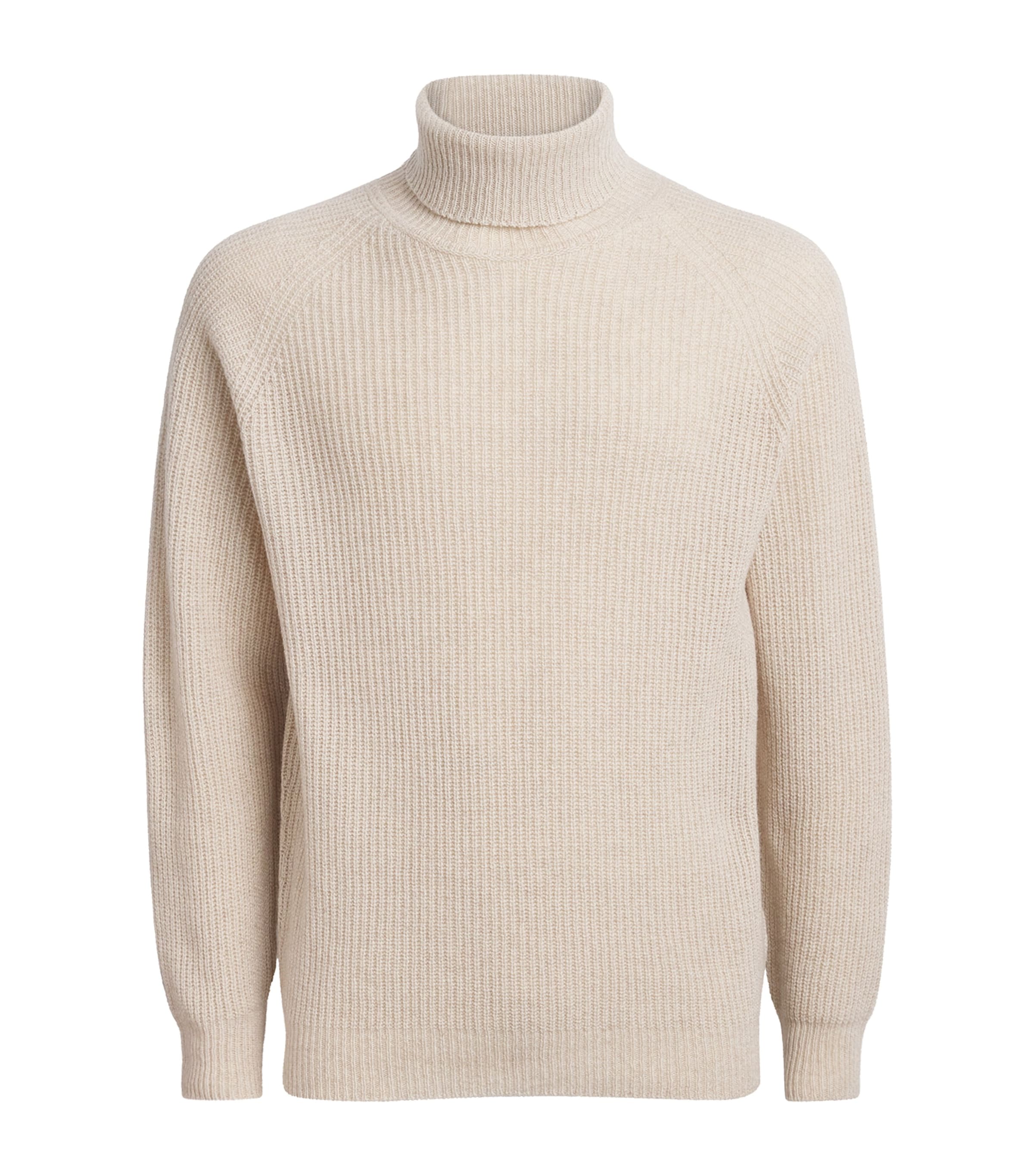 John Smedley Auckland Recycled-cashmere And Wool-blend Rollneck Sweater In Neutral