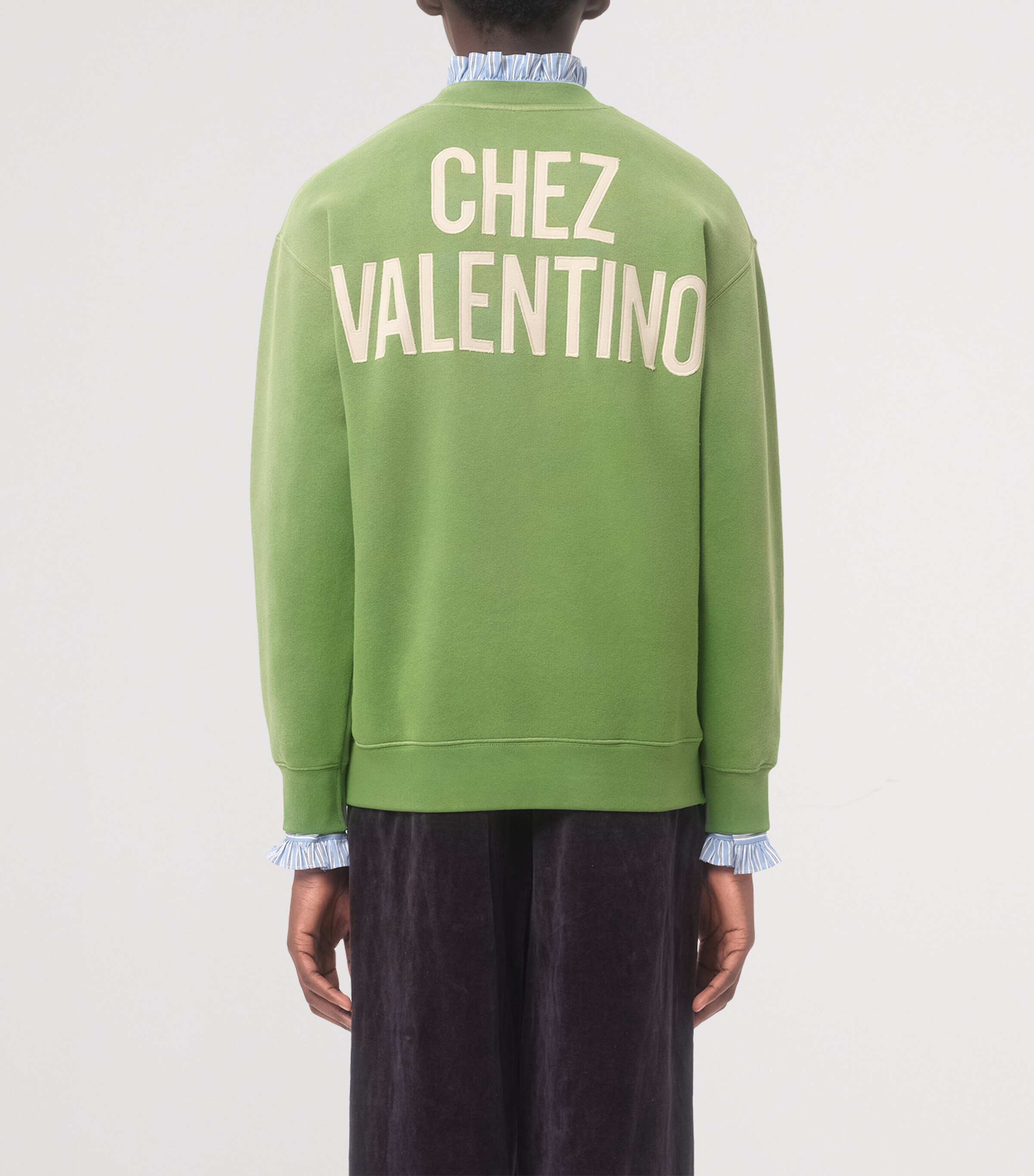 Valentino Garavani Mens Cotton-Jersey Printed Sweatshirt Image 5