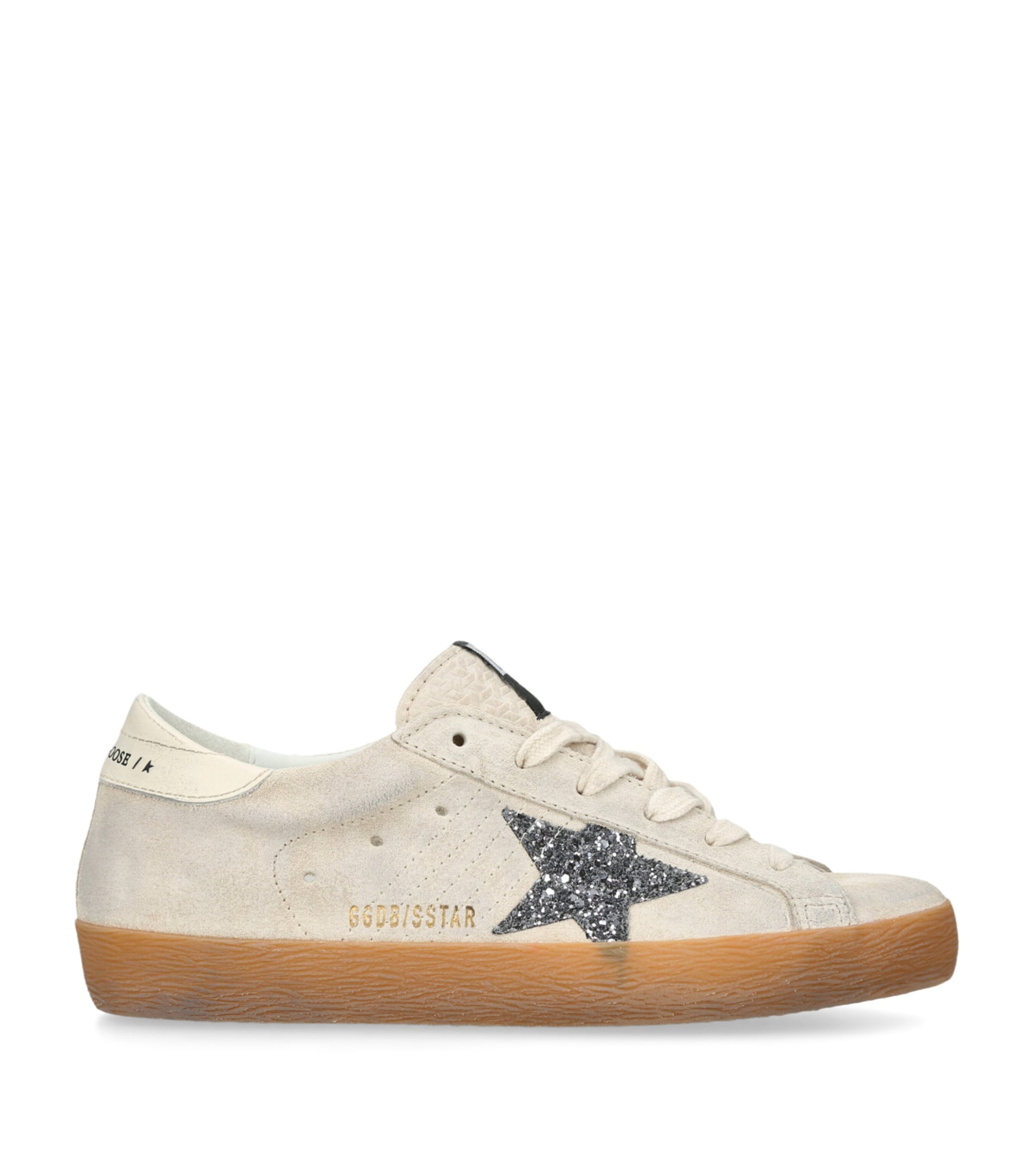 Golden Goose Leather Super-Star Sneakers Taupe Image 1