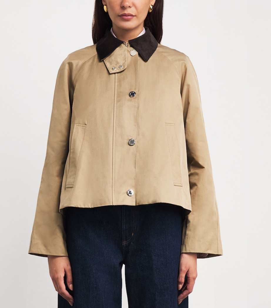 Detachable-Lining Chore Jacket CAMEL Image 3