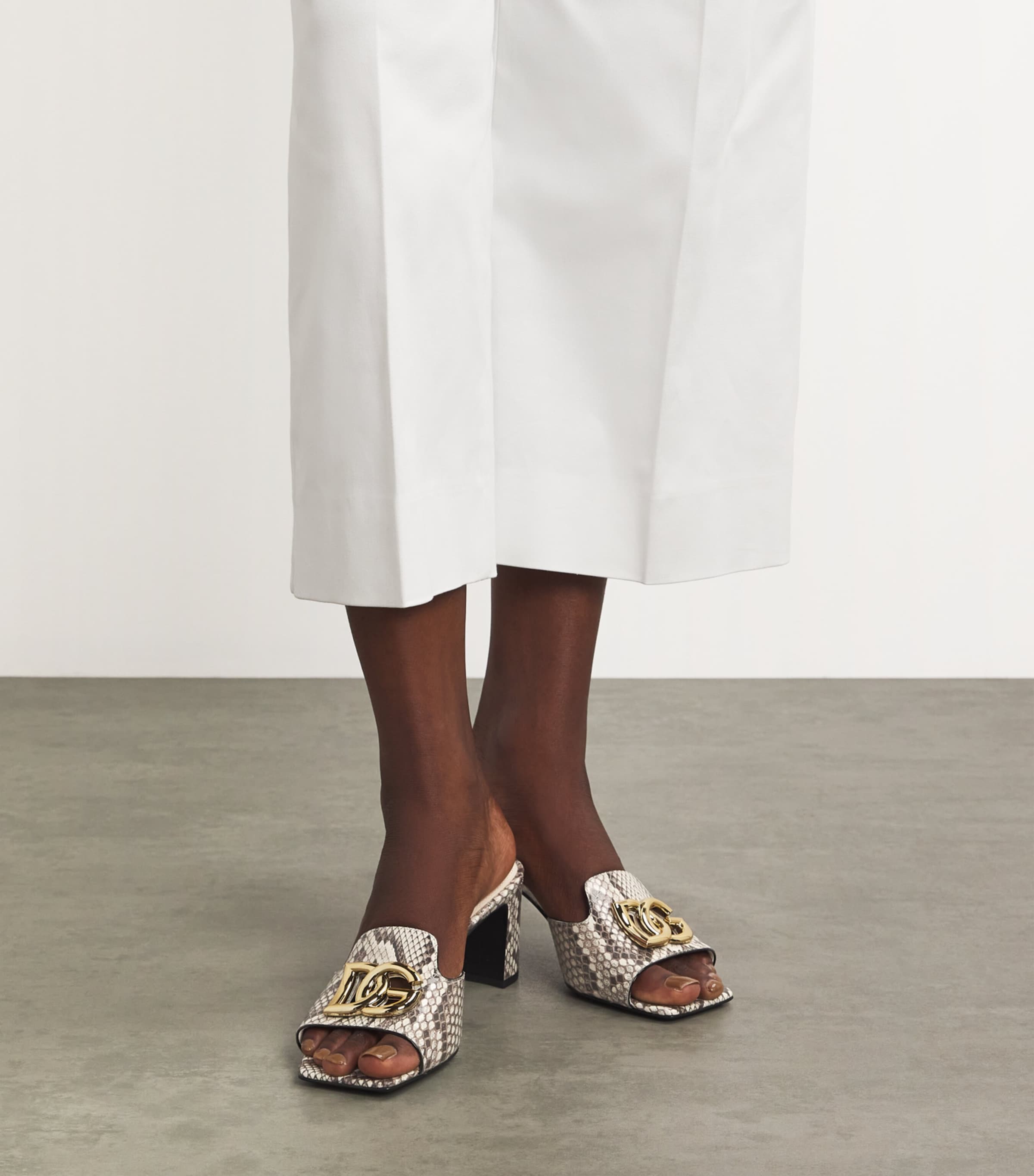 Snakeskin Abaya Sandals 60 80005-ICE Image 2