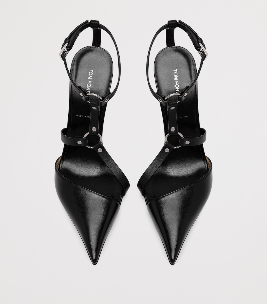 TOM FORD Womens Leather Bound Pumps 105 Naa Image 5