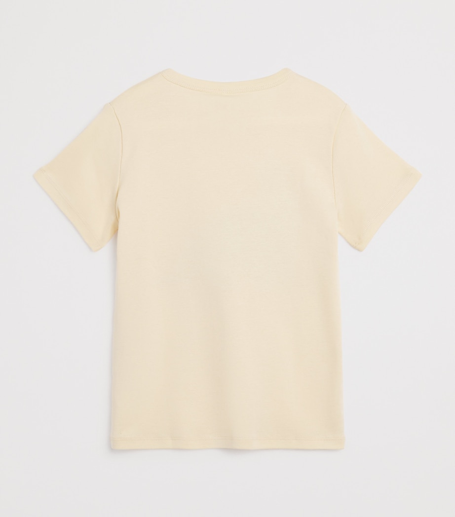 Organic Cotton Dino T-Shirt (3-11 Years) BEIGE Image 2