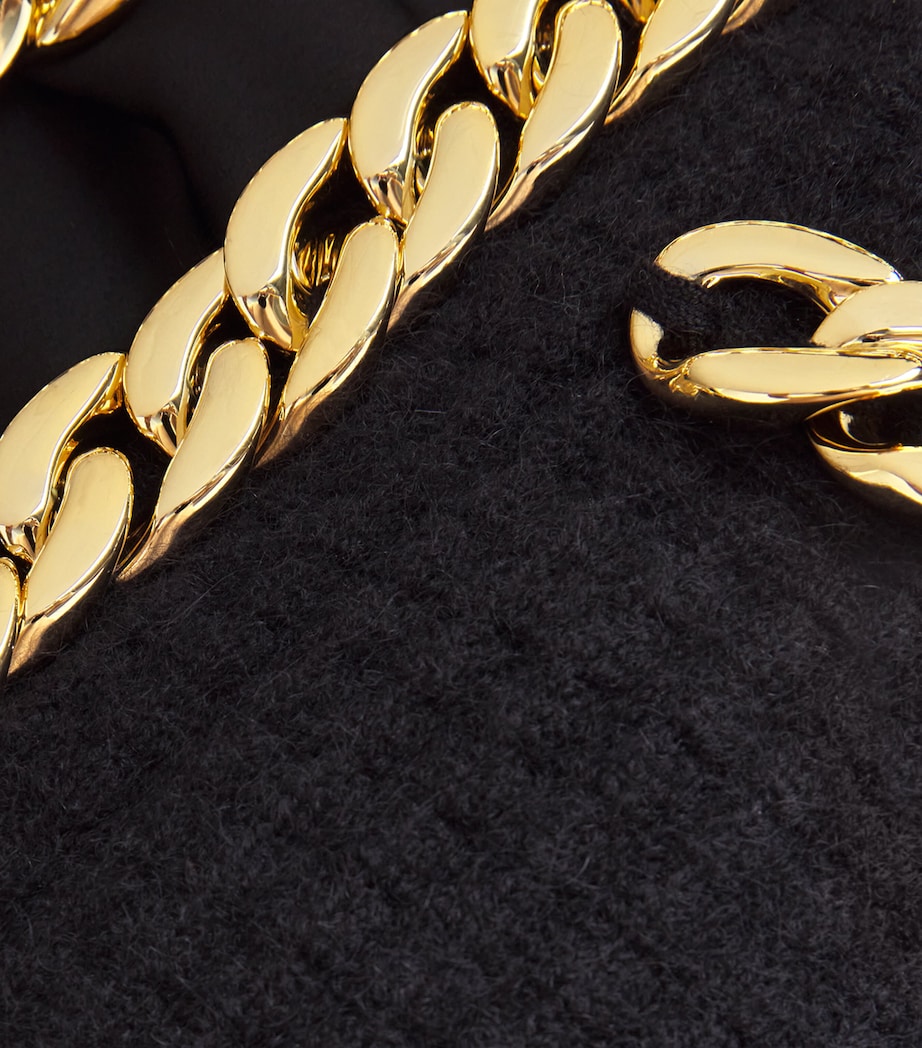 Chain-Detail Kendra Cardigan BLACK Image 2