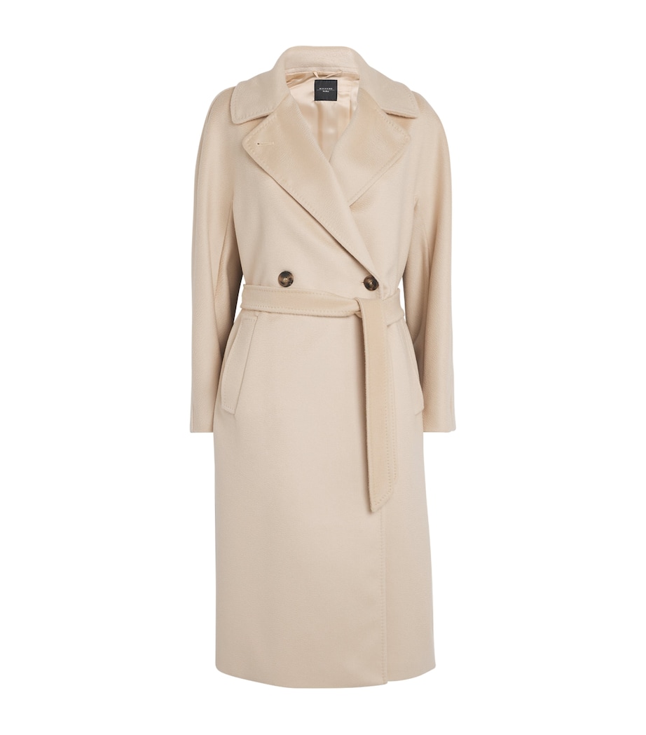 Virgin Wool Belted Coat IVORY Image 1