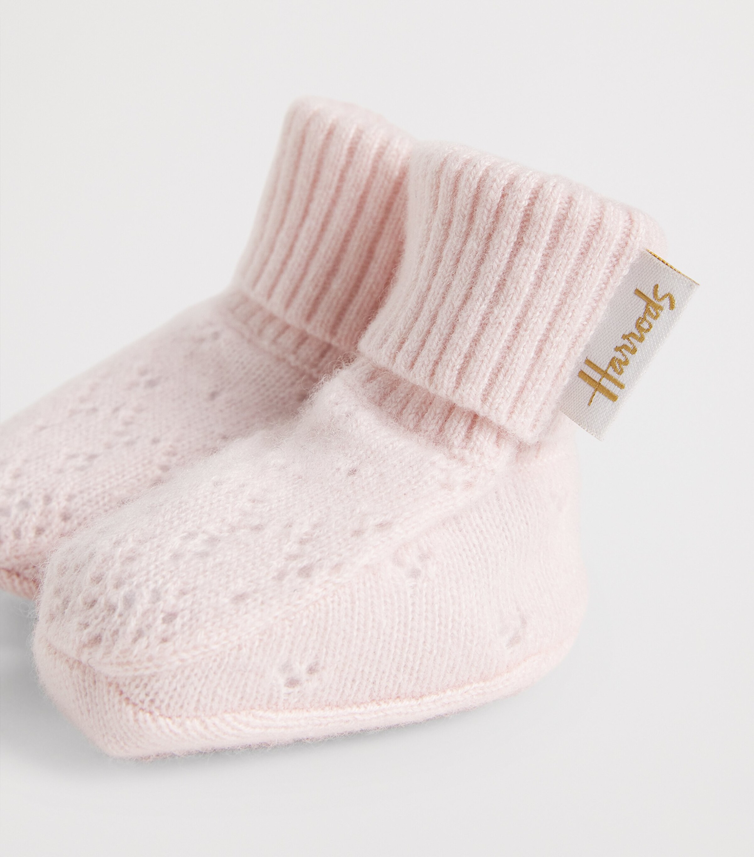 Cashmere Booties PINK Image 3