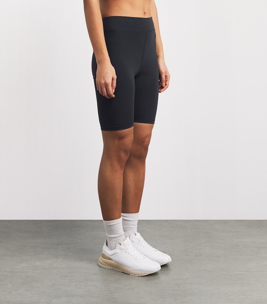 Y.O.U Womens Spa Logo Shorts Black Image 4
