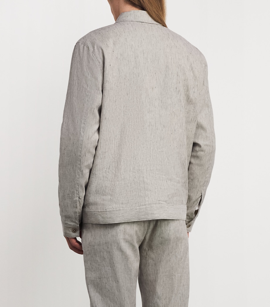 Cotton-Linen Jerico Jacket STUCCO MELANGE Image 4