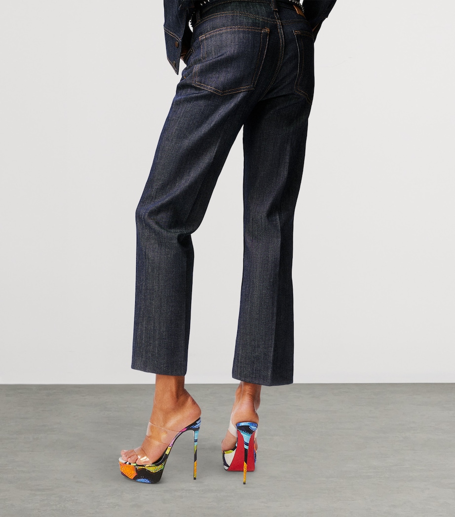 Just Nothing Floral Silk Sandals 150 6031 Image 2