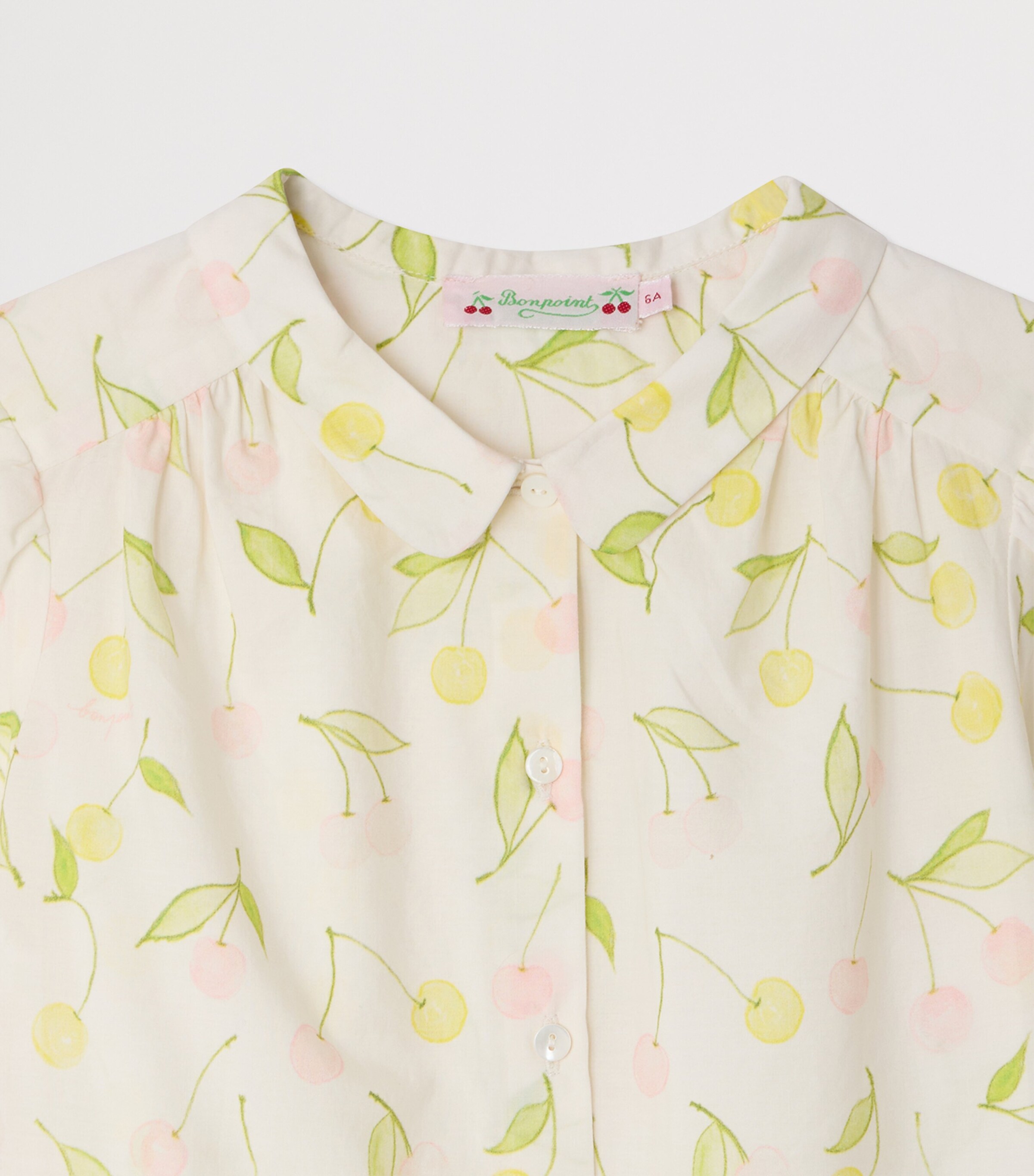 Bonpoint Cotton Adele Blouse (10-14 Years) Imp Rose Poudre Image 3