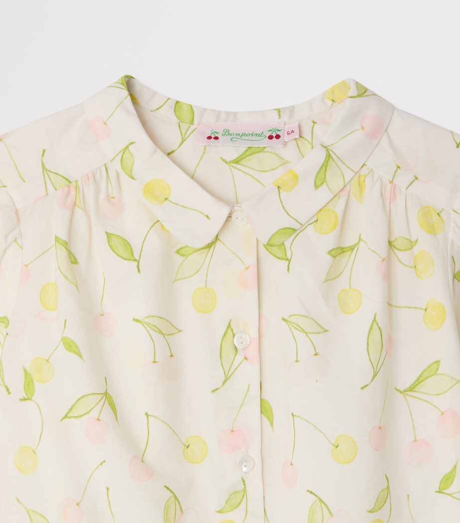 Bonpoint Cotton Adele Blouse (10-14 Years) Imp Rose Poudre Image 3