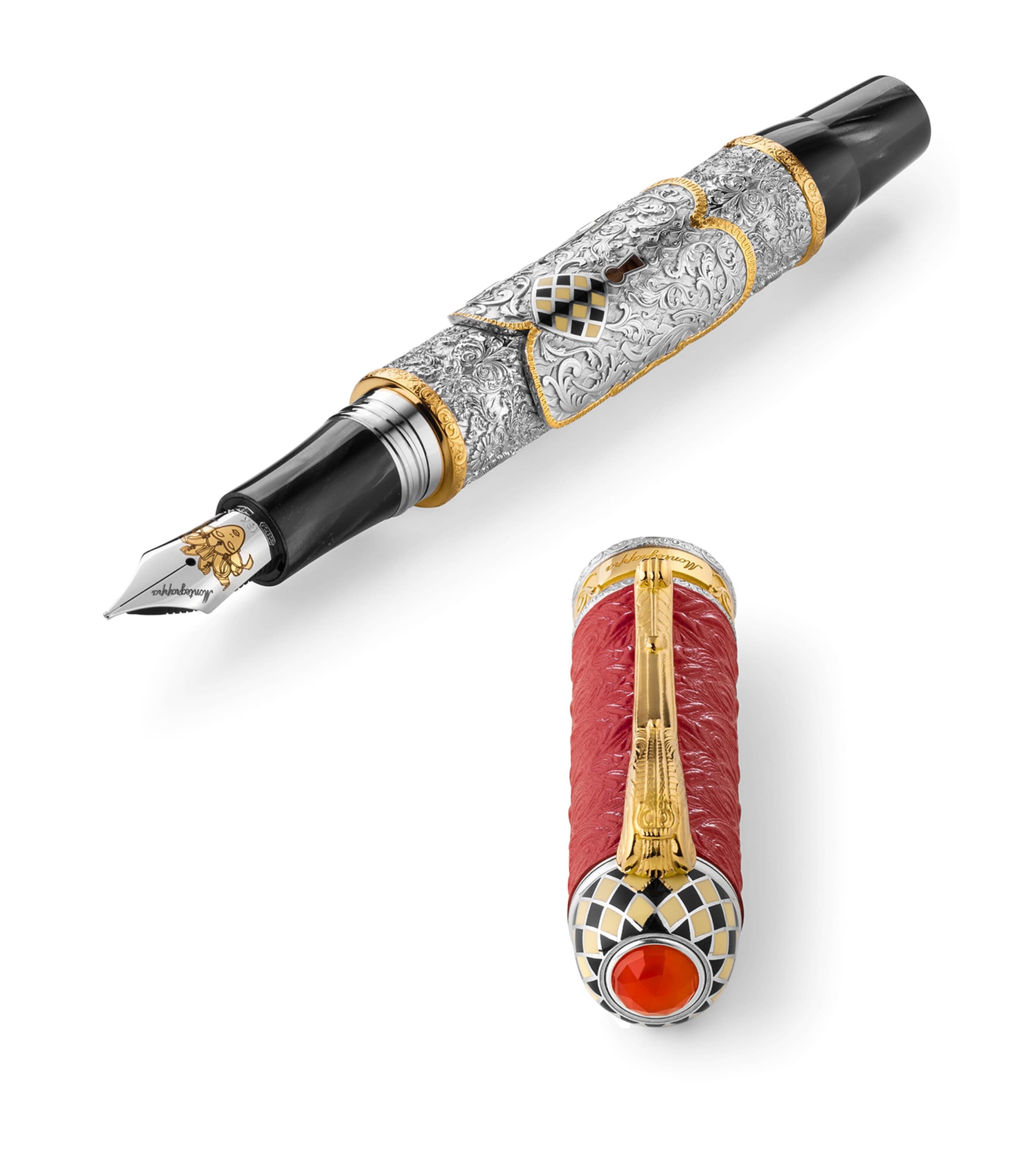 Sterling Silver Casanova Fountain Pen MULTI Image 2