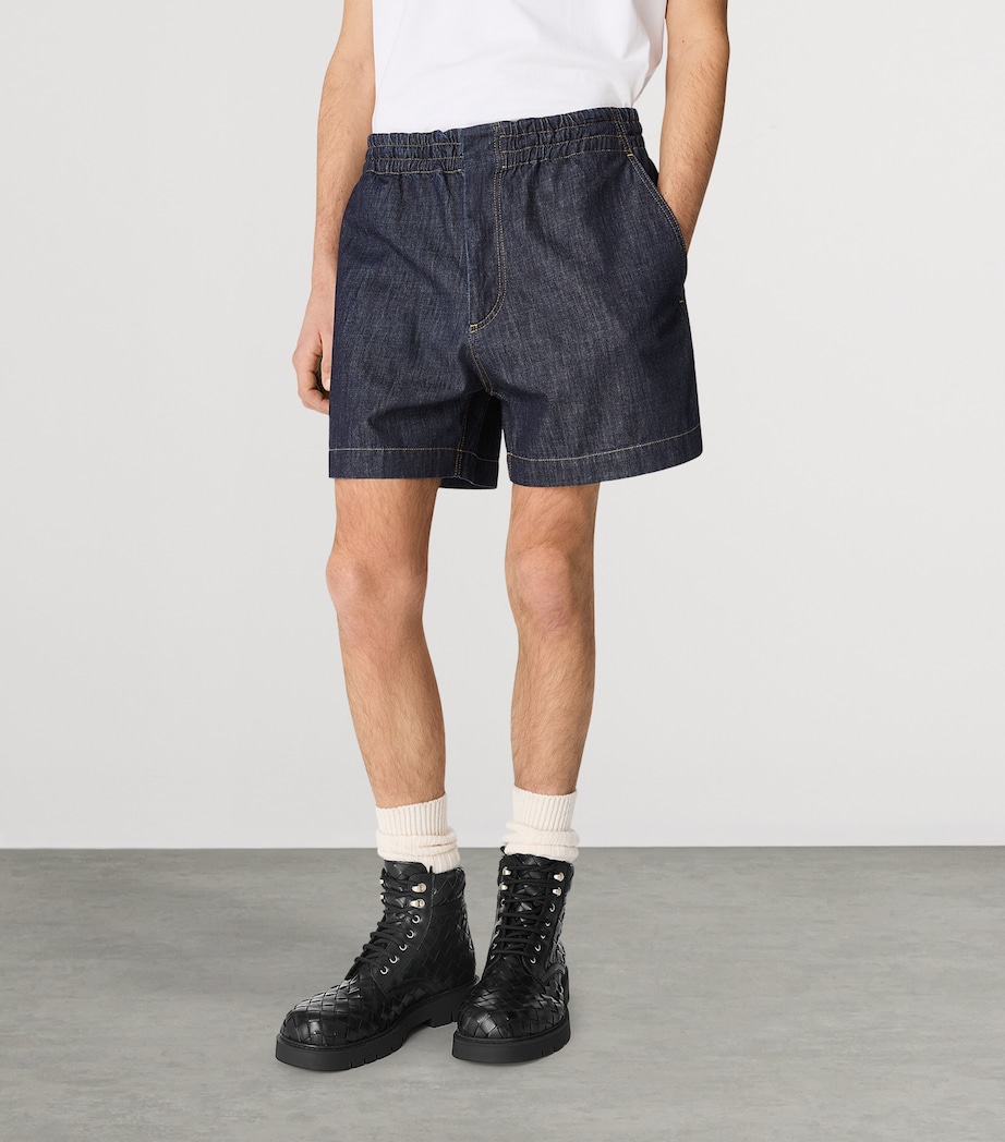 Leather All-Over Intrecciato Ankle Boots 1000 Image 2