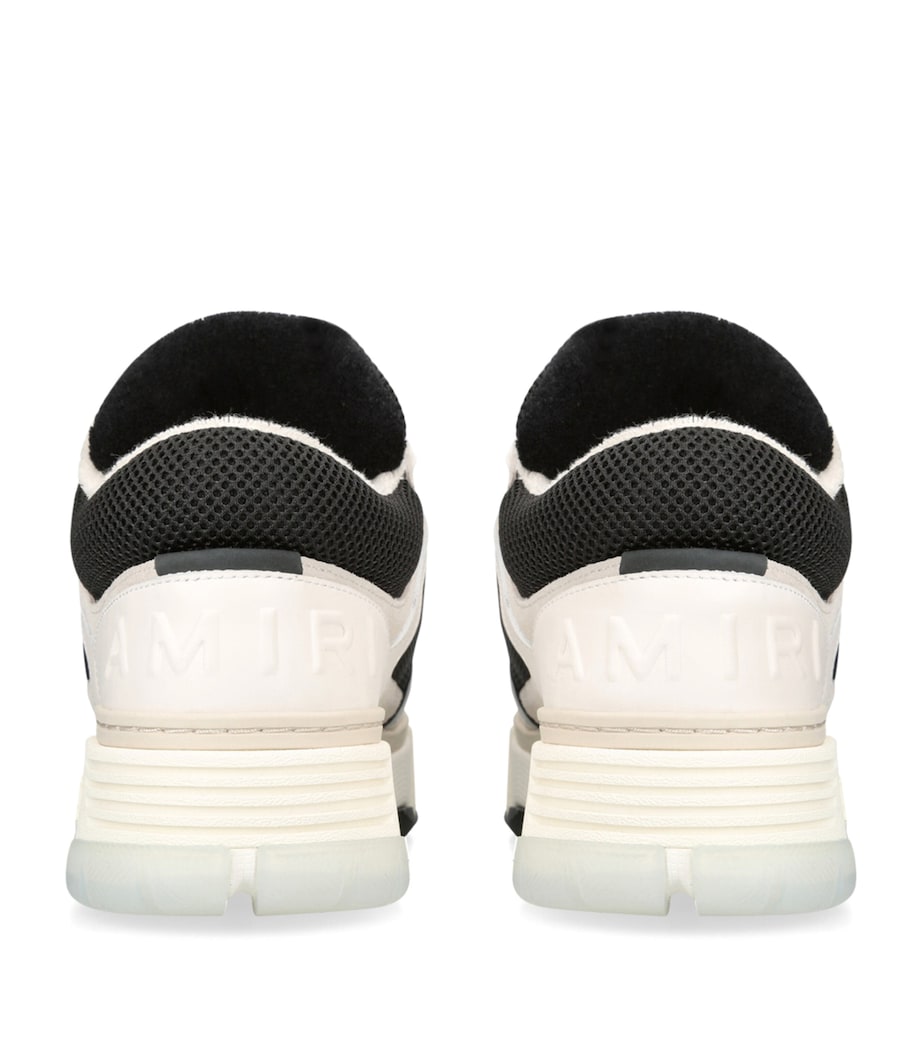 AMIRI Leather MA-1 Sneakers White/blk Image 2