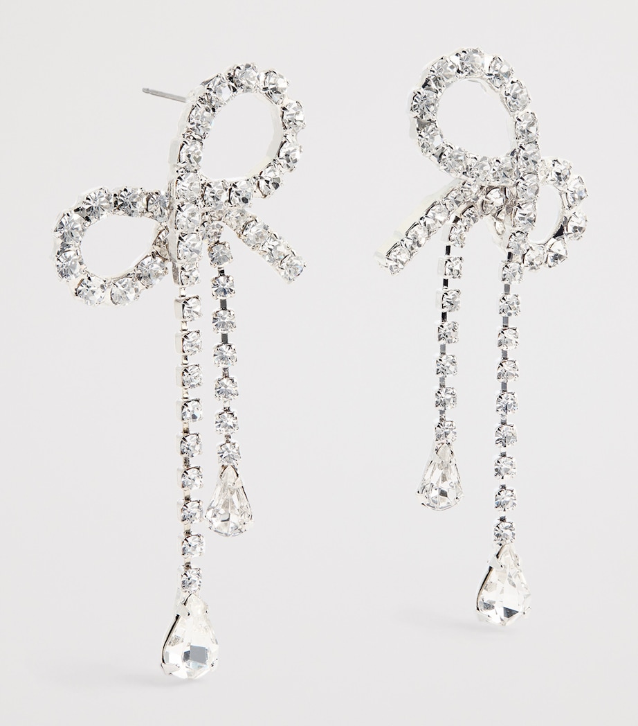 Rhodium-Plated Crystal Mirabelle Earrings CRYSTAL Image 3