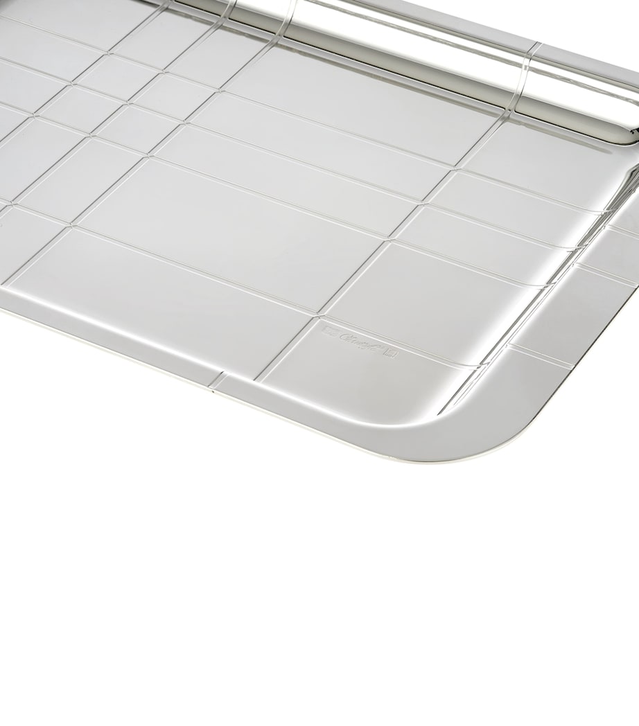 Silver-Plated Graphik Tray (22cm x 16cm) SILVER Image 4