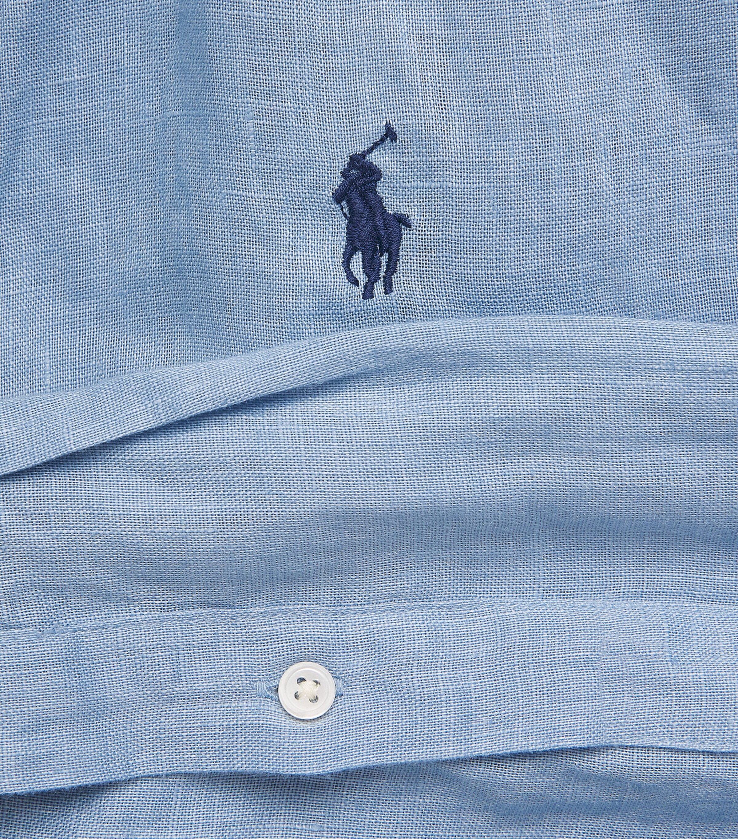 Polo Ralph Lauren Womens Cotton Classic-Fit Polo Pony Shirt Summer Blue Image 6