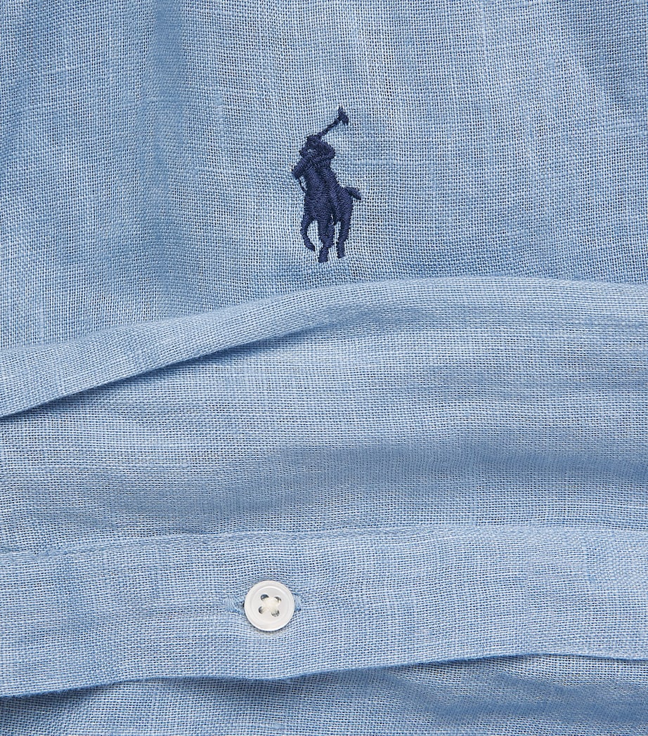 Polo Ralph Lauren Womens Cotton Classic-Fit Polo Pony Shirt Summer Blue Image 6