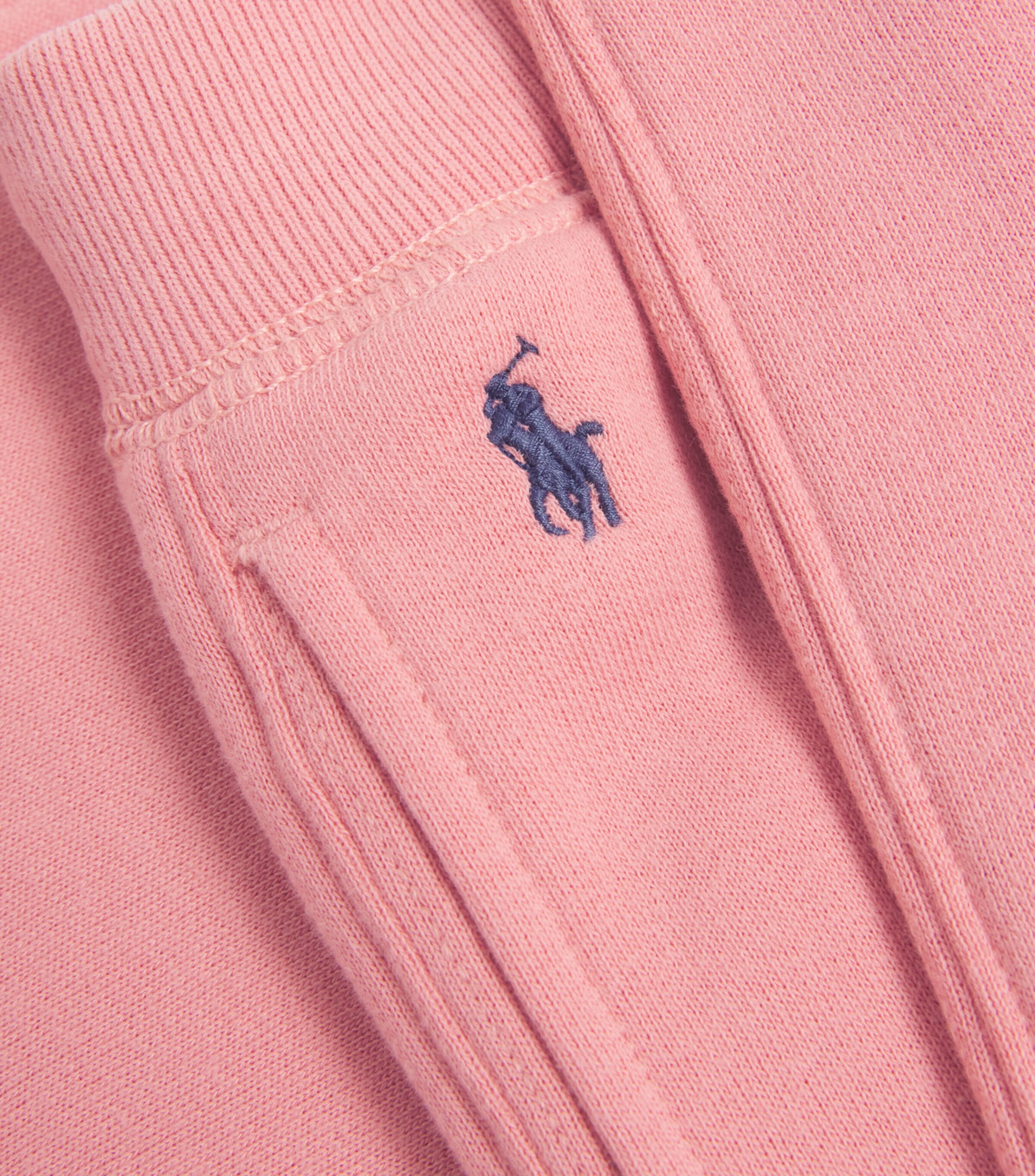 Ralph Lauren Kids Jersey Drawstring Sweatpants (7-14 Years) Faded Peony Image 3