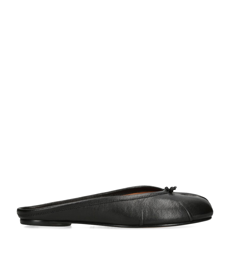 Maison Margiela Leather Tabi Ballerina Ballet Flats Black Image 1