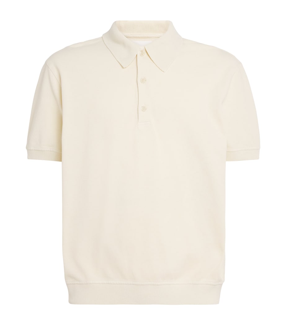 Cotton Banded Polo Shirt MT138-1834-ECR Image 1