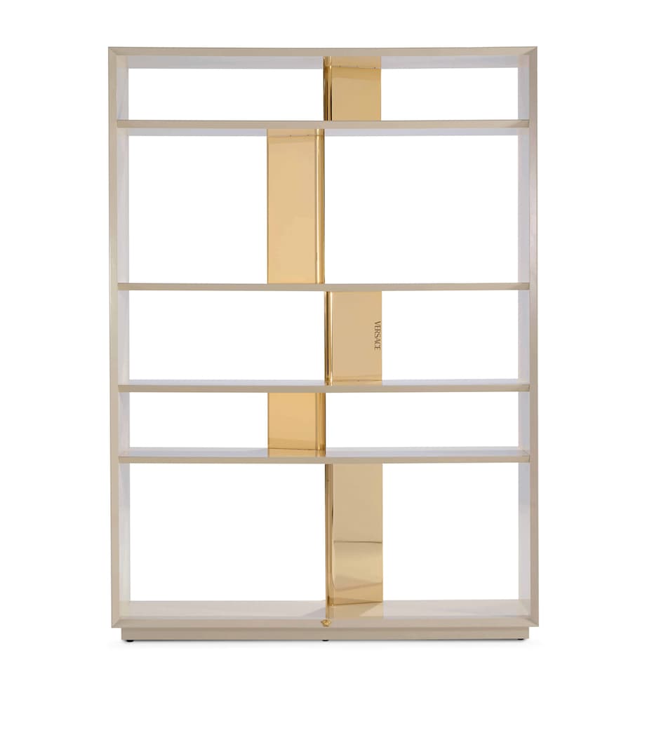 La Greca Bookcase IVORY+GOLD Image 1