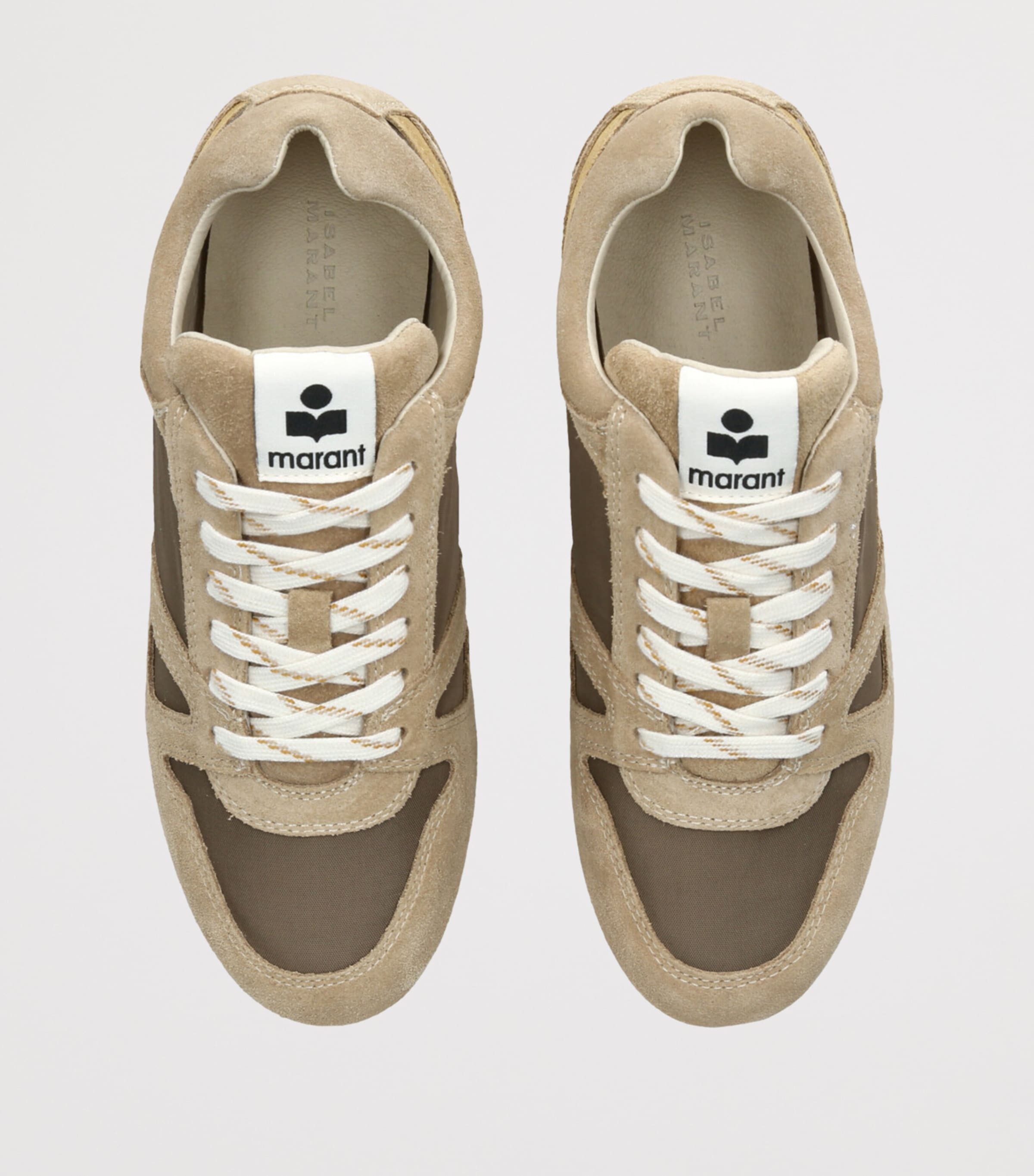 Isabel Marant Beige Suede Senny Low Sneakers | Harrods US