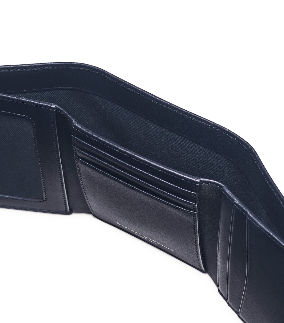 Leather Wallet NAVY Image 4