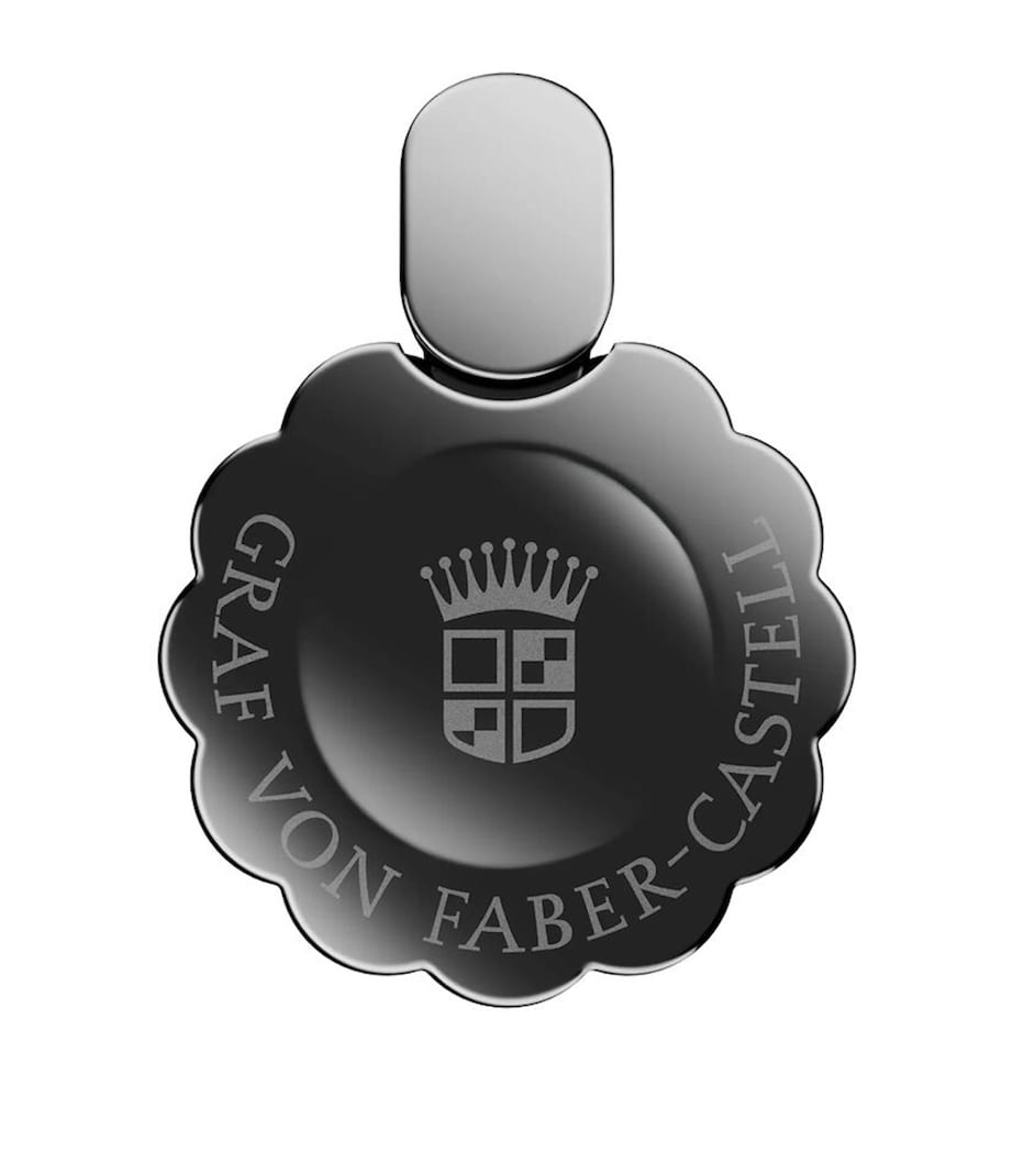 Ebony Wood Bloom Ballpoint Pen BLACK Image 5