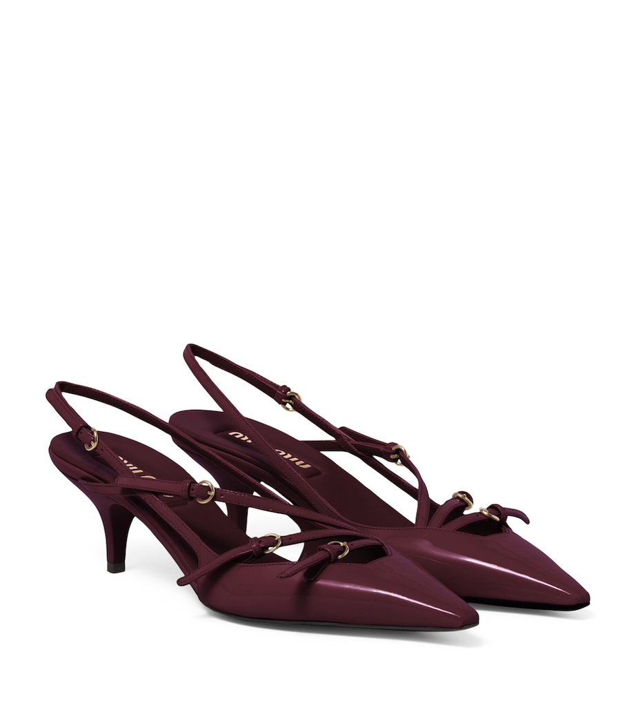 Patent Leather Slingback Pumps 55 F0D27 Image 2