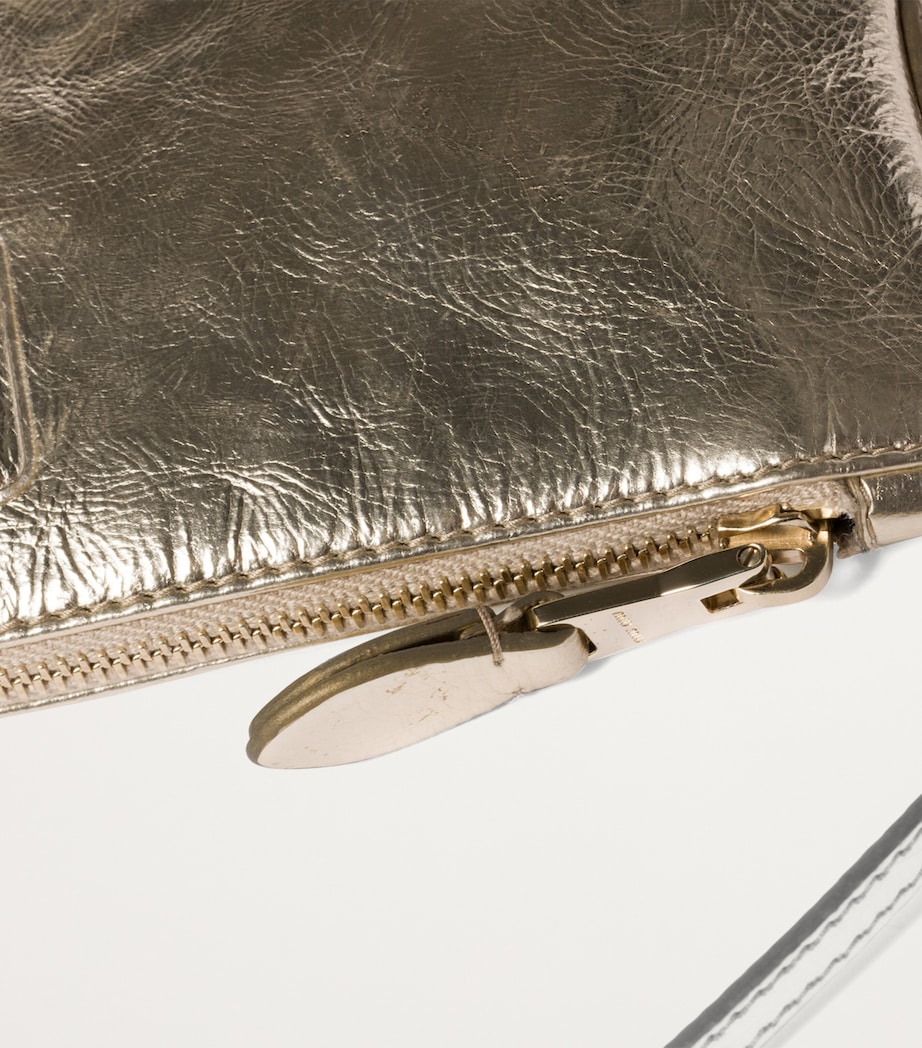 Miu Miu Laminated Nappa Leather Mini Pouch Image 4