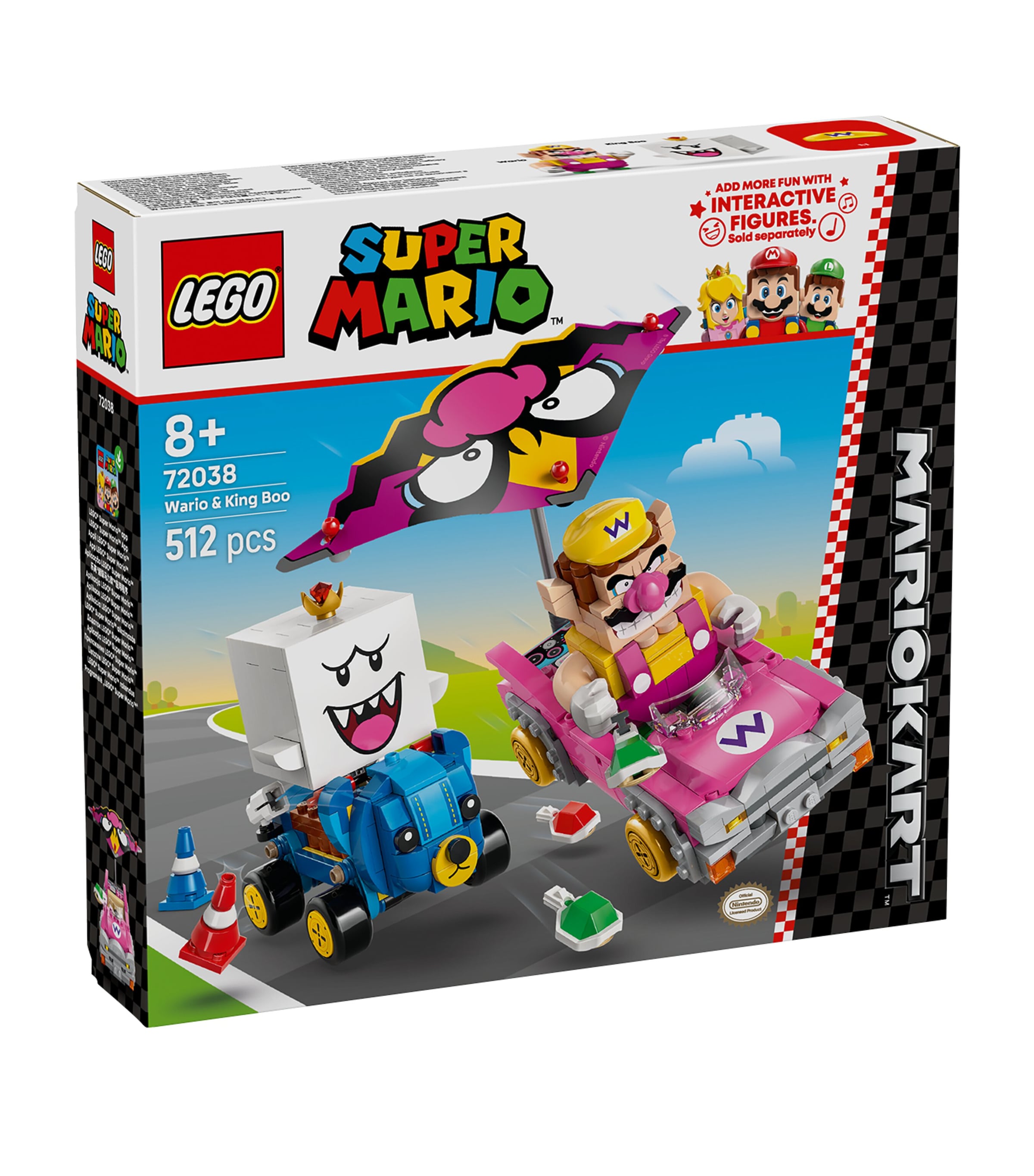 Lego Mario Kart Wario & King Boo 72038 Image 2