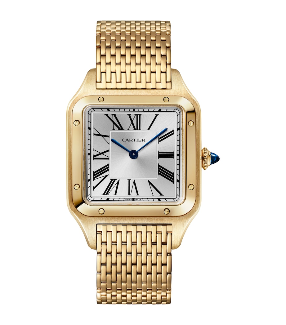 Cartier Large Yellow Gold Santos-Dumont Watch 31.4mm Yellow Gold Image 1