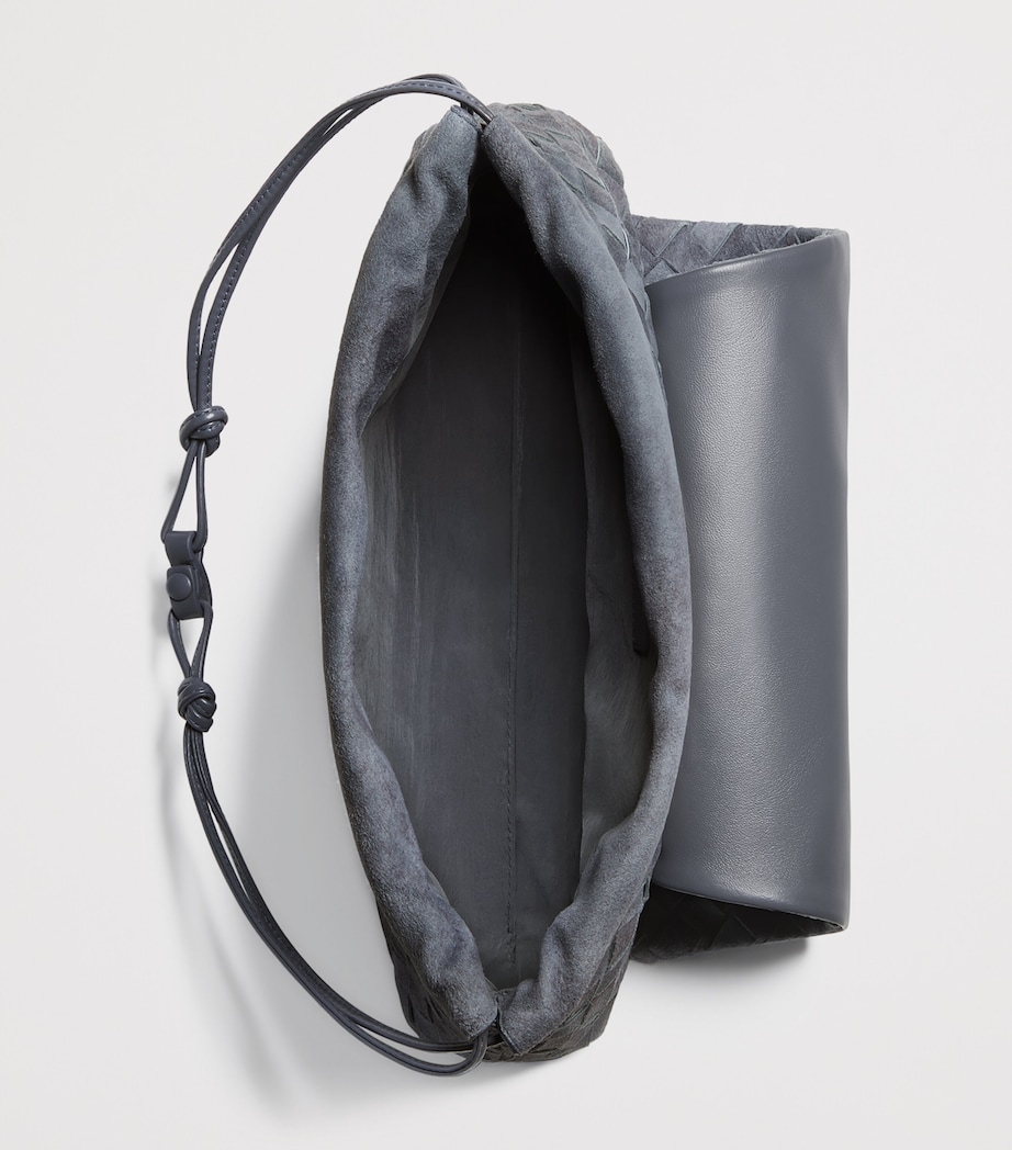 Bottega Veneta Suede Intrecciato Giorno Shoulder Bag Image 3