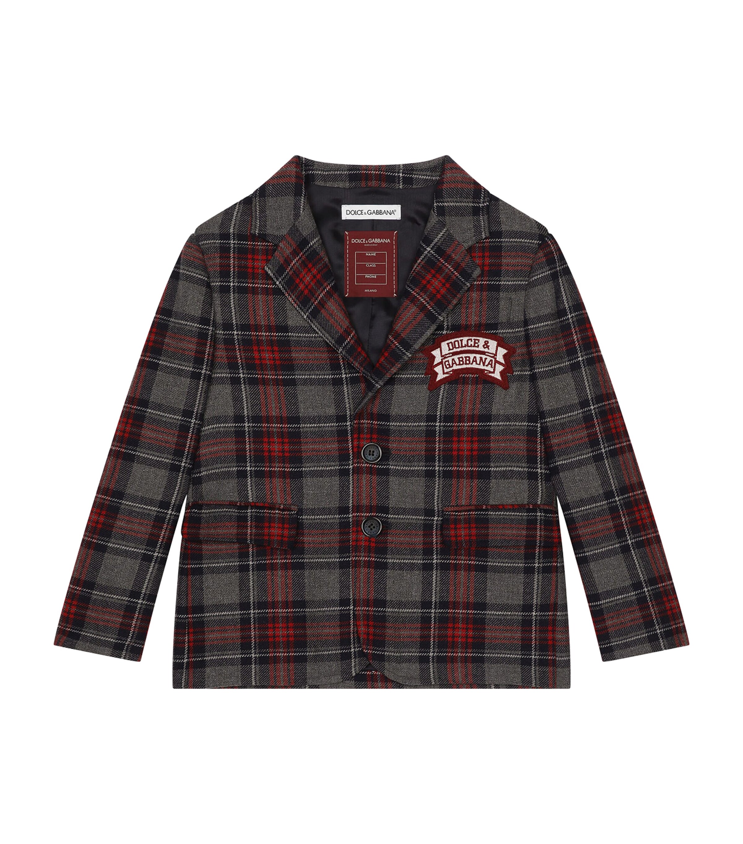 Dolce & Gabbana Logo-patch Single-breasted Blazer