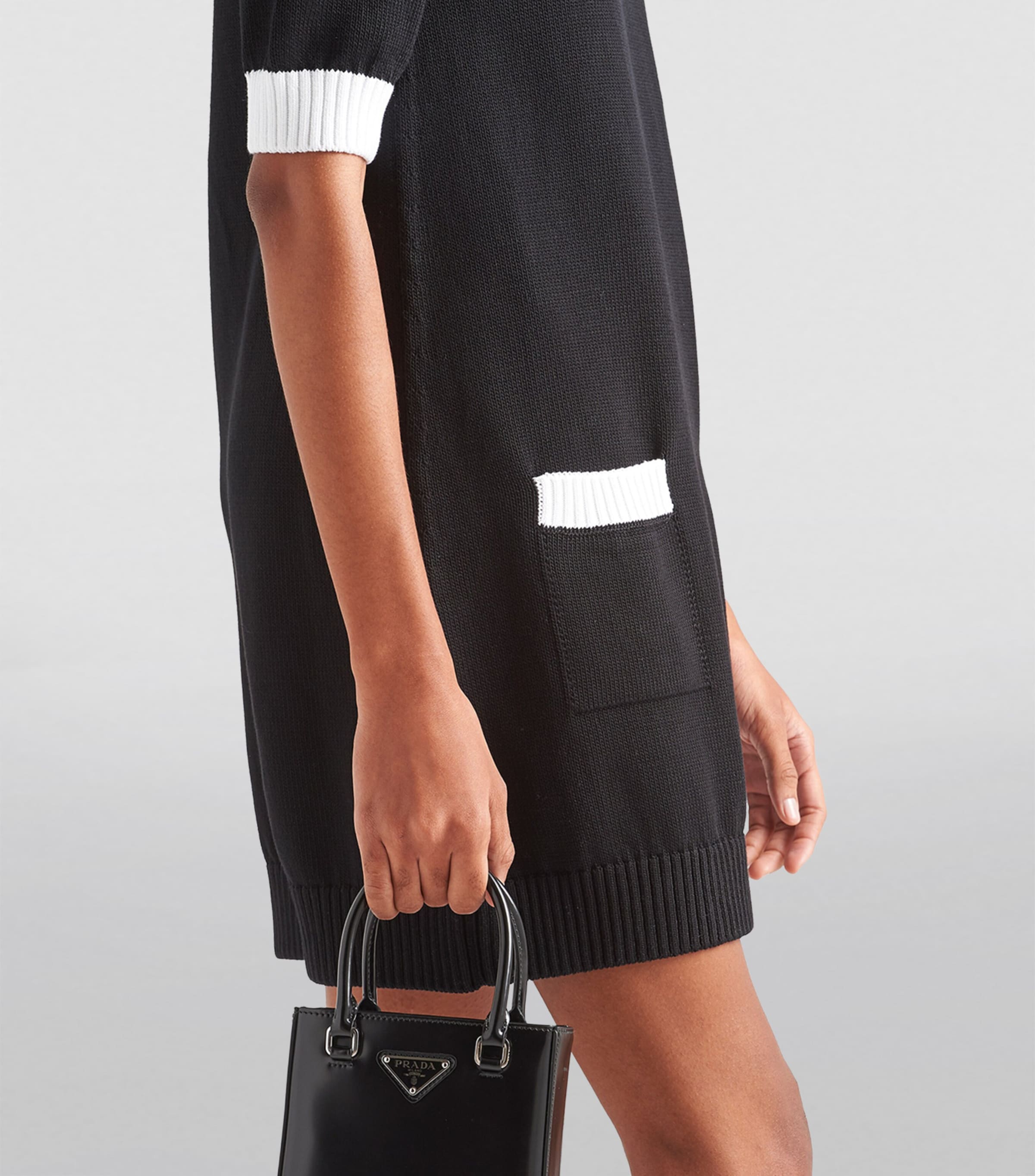【プラダ・PRADA】Short cotton dress Prada Cotton Mini Dress | Harrods UK