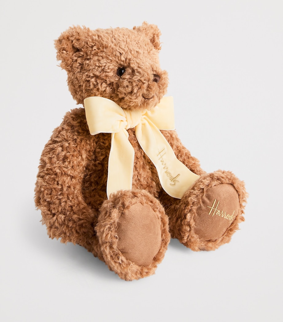Harrods Curly Henry Bear (24cm) Honey Image 2