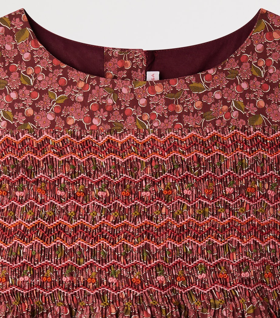 Organic Cotton Liberty Print Duchess Dress (4-8 Years) IM GRENADINE Image 3